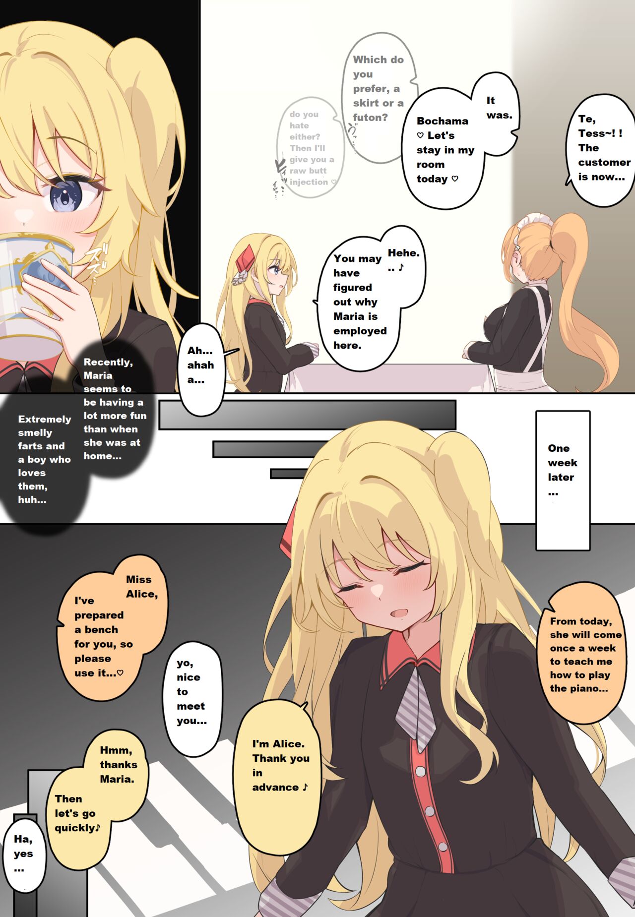 Maids farting their Master image number 2