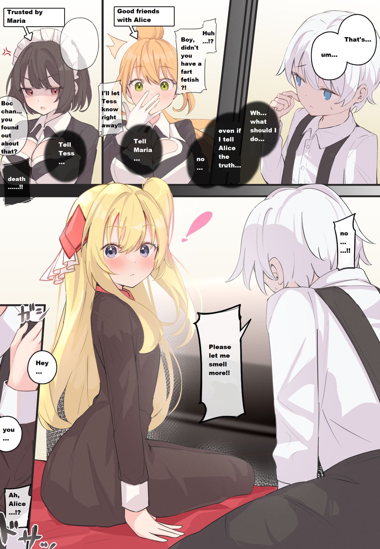 Maids farting their Master image number 7