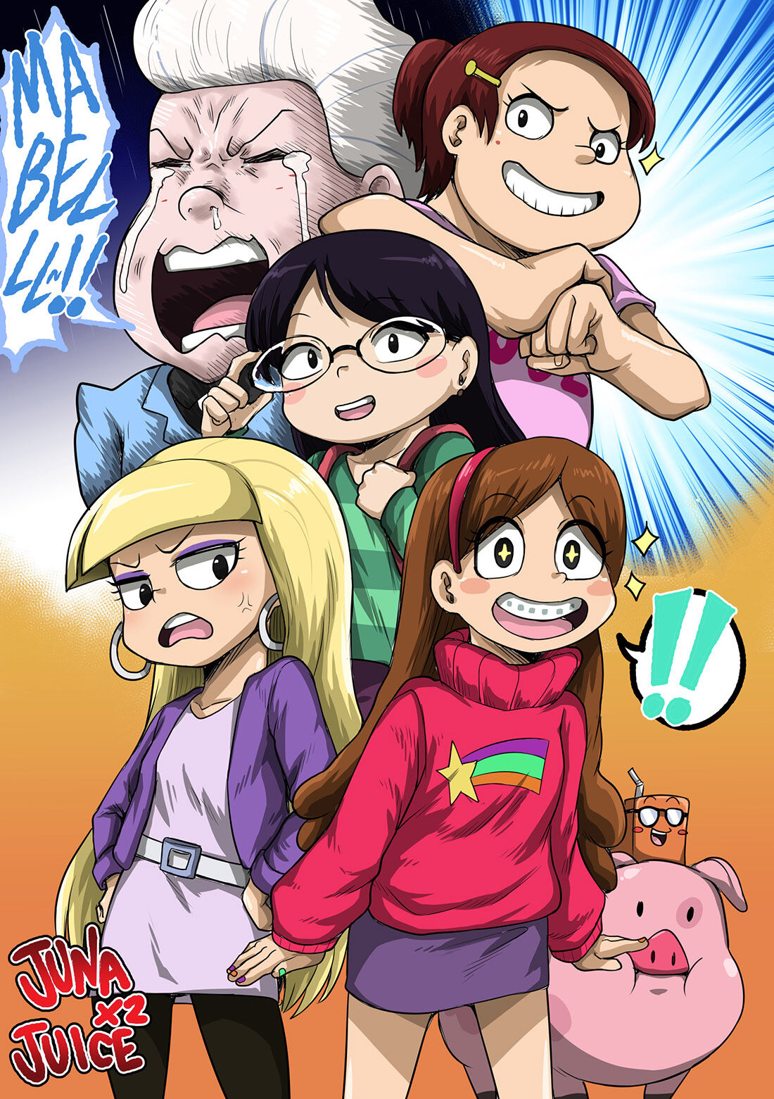 [Juna Juna Juice] Gravity Falls Graffiti (Wendy 1-3) (Ukrainian) 图片编号 4