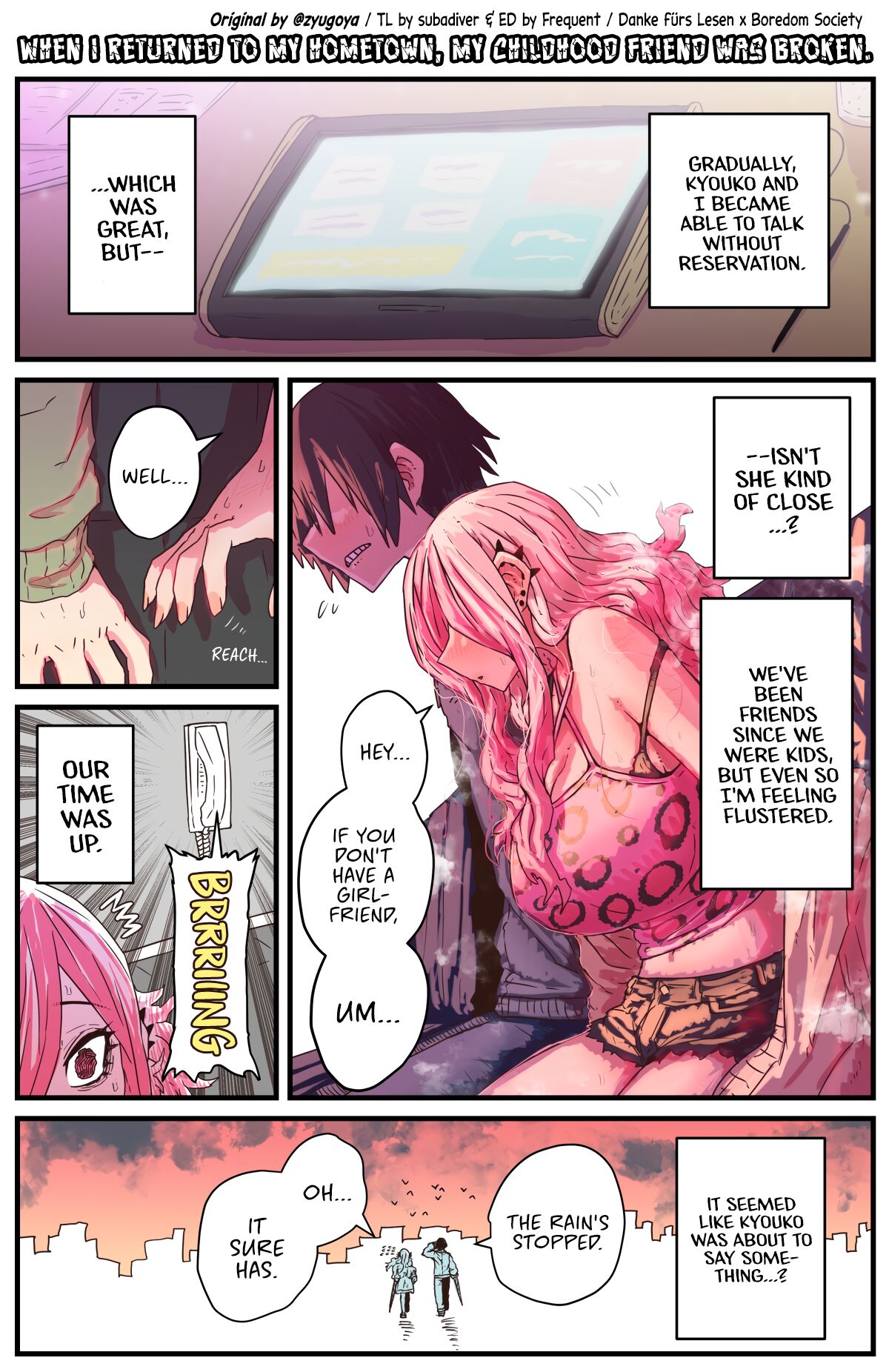 [Zyugoya] When I Returned to My Hometown, My Childhood Friend was Broken (MainStory+FANBOX) [English] (Ongoing) numero di immagine  10
