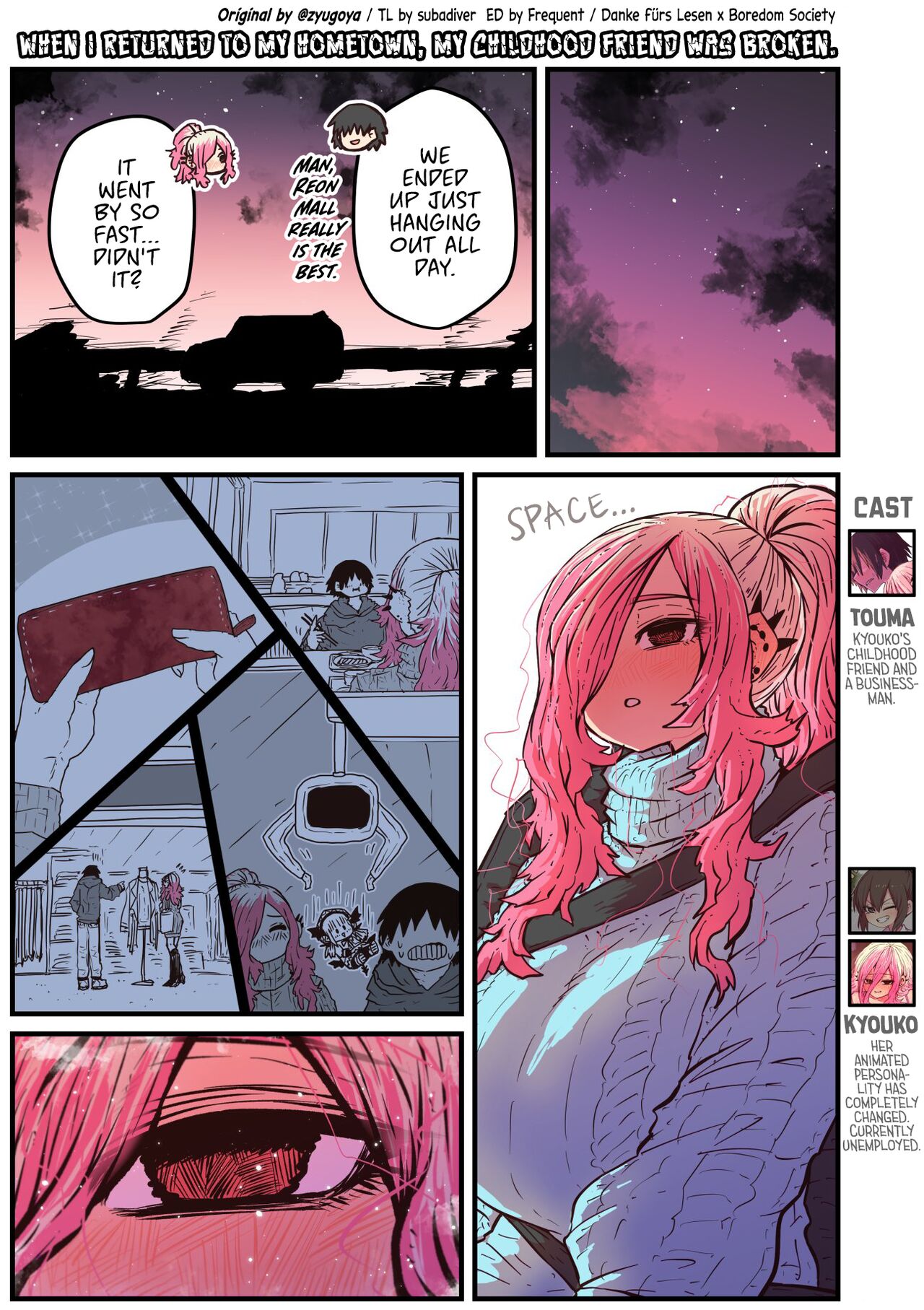 [Zyugoya] When I Returned to My Hometown, My Childhood Friend was Broken (MainStory+FANBOX) [English] (Ongoing) numero di immagine  41