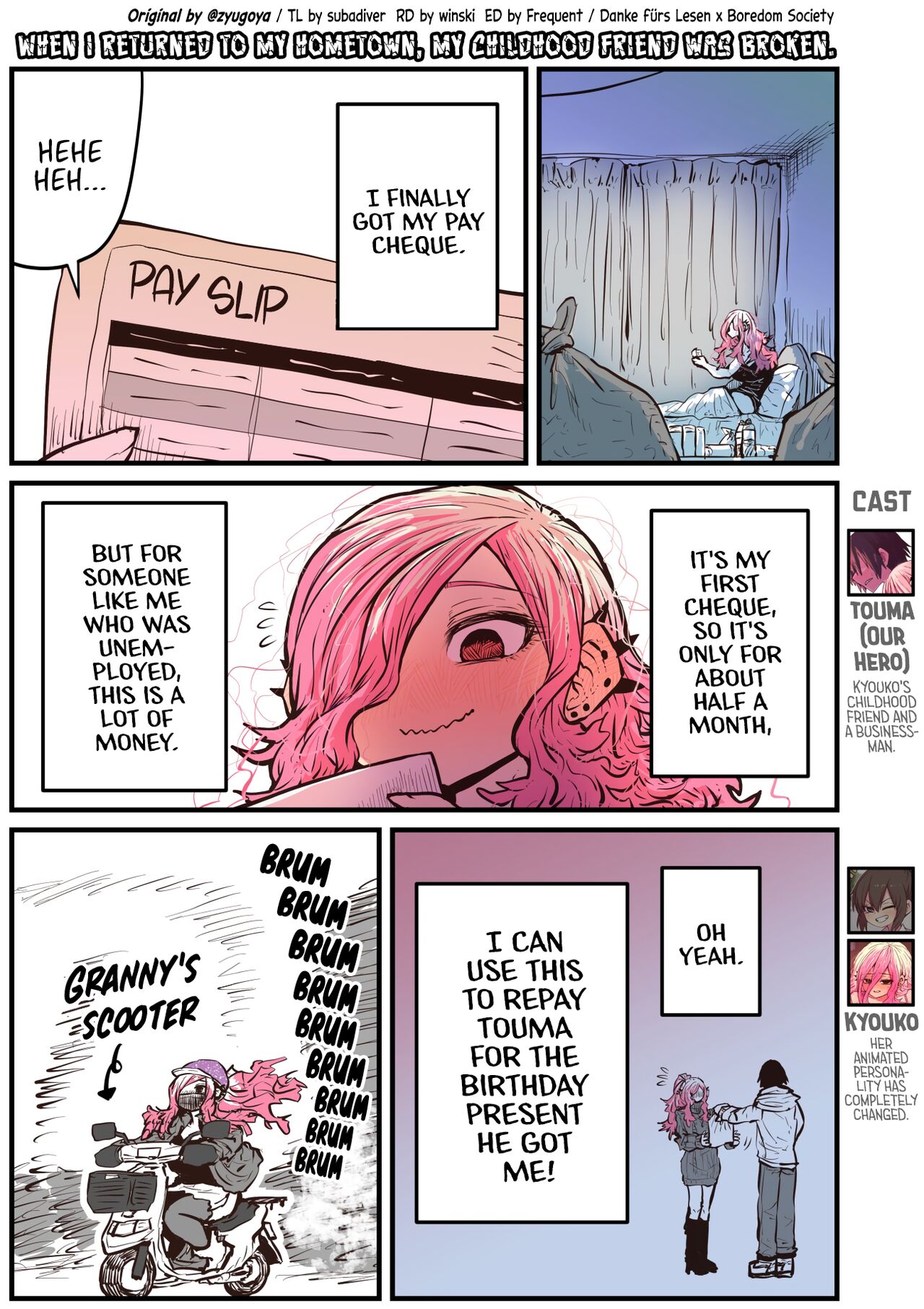[Zyugoya] When I Returned to My Hometown, My Childhood Friend was Broken (MainStory+FANBOX) [English] (Ongoing) numero di immagine  53