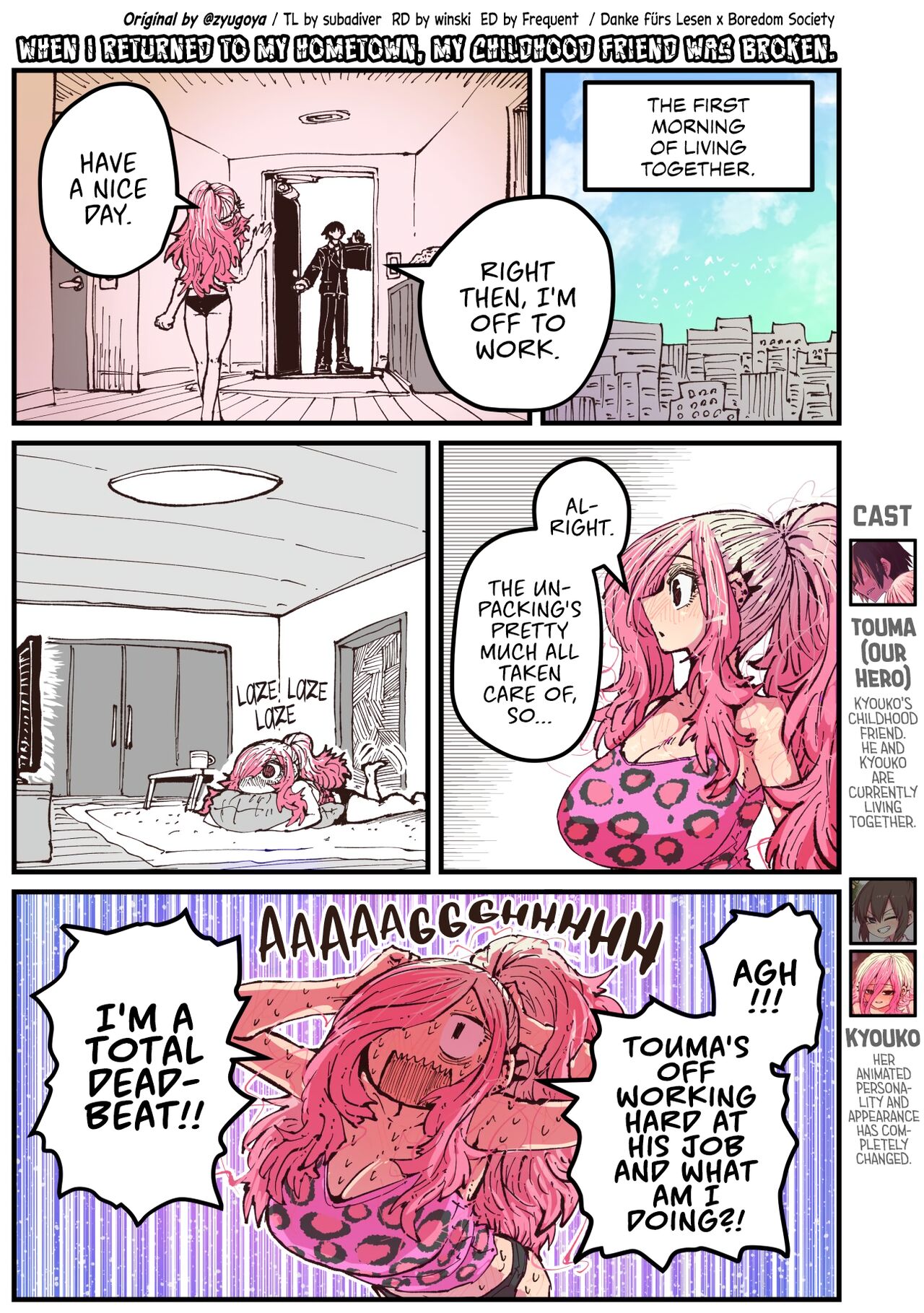 [Zyugoya] When I Returned to My Hometown, My Childhood Friend was Broken (MainStory+FANBOX) [English] (Ongoing) numero di immagine  87