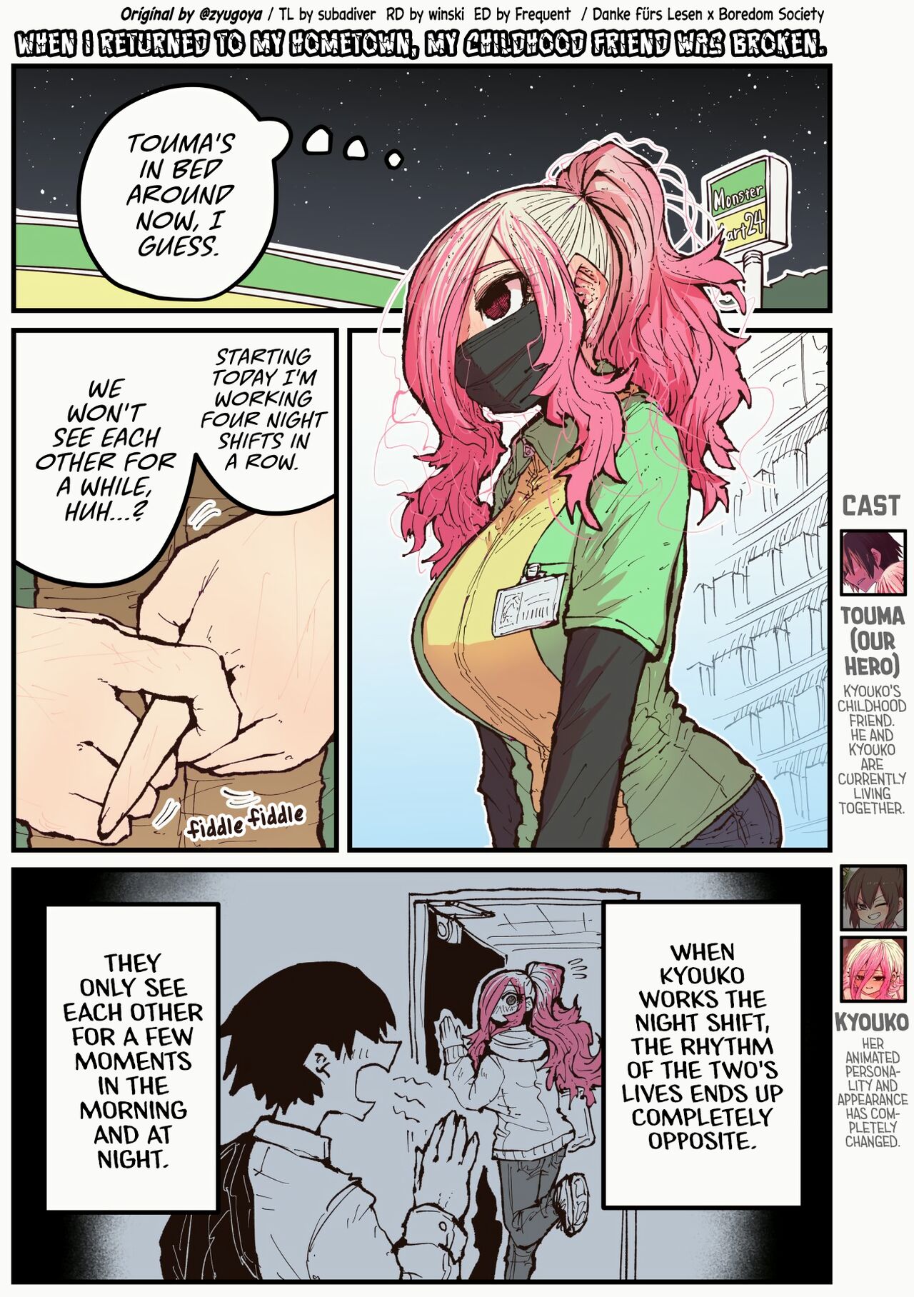 [Zyugoya] When I Returned to My Hometown, My Childhood Friend was Broken (MainStory+FANBOX) [English] (Ongoing) numero di immagine  91