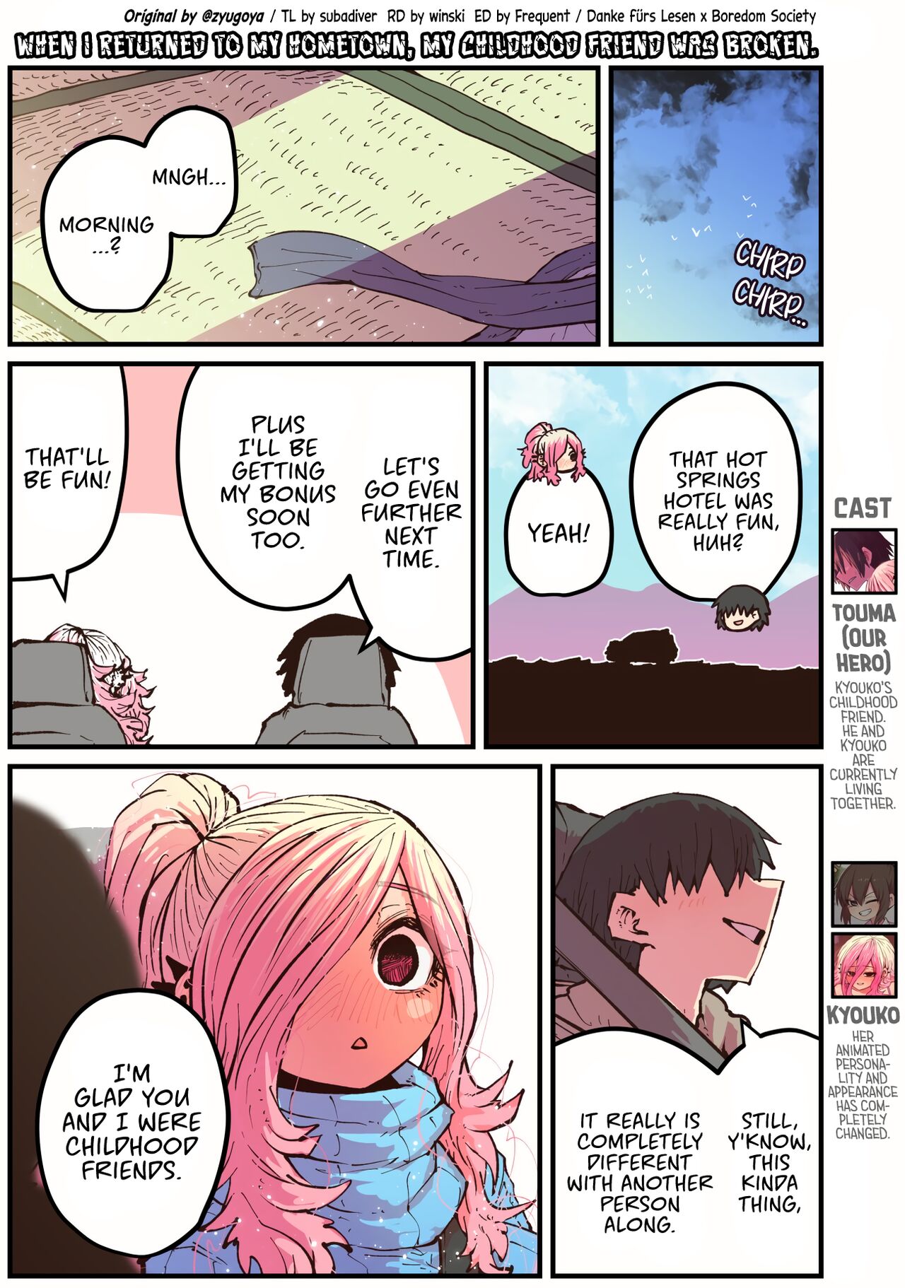 [Zyugoya] When I Returned to My Hometown, My Childhood Friend was Broken (MainStory+FANBOX) [English] (Ongoing) numero di immagine  112
