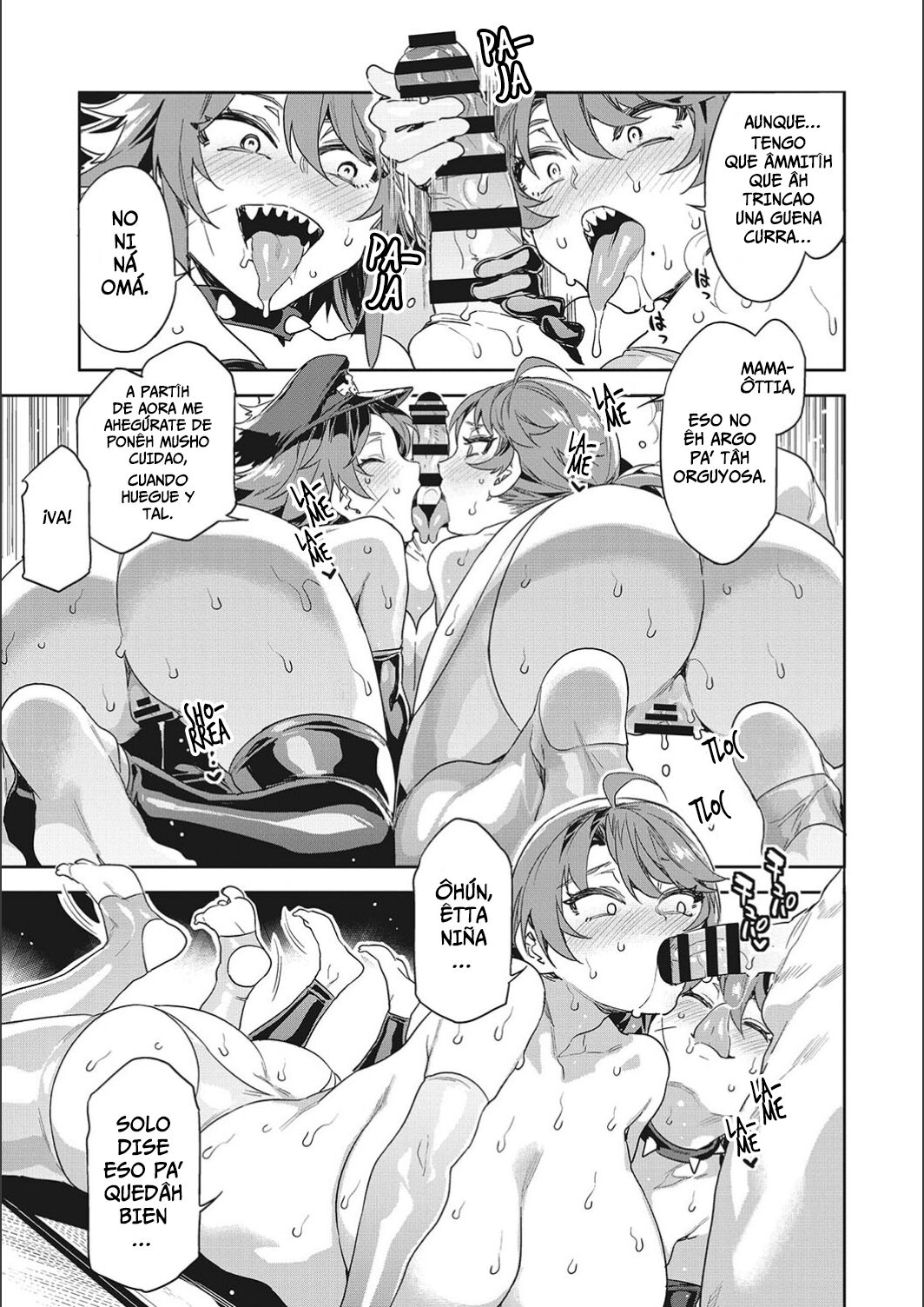 [Mizuryu Kei] Mis Amigas son Unas Sinvergüenzas [Andalusian Spanish] [Horchata Scans] numero di immagine  118