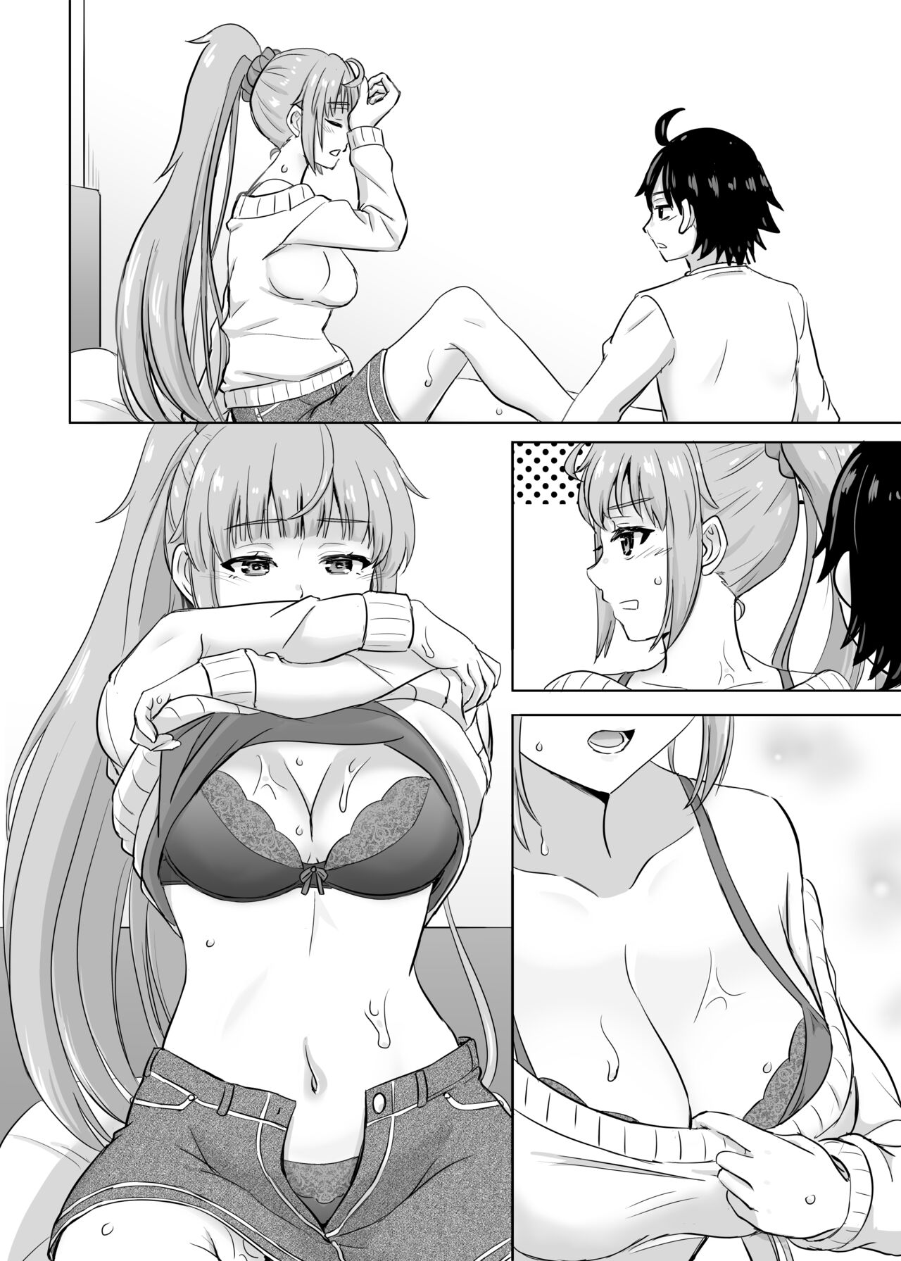 [Inanaki Shiki]  Ashi-san Saki Saki Manga (Yahari Ore no Seishun Love Come wa Machigatteiru.) numero di immagine  45