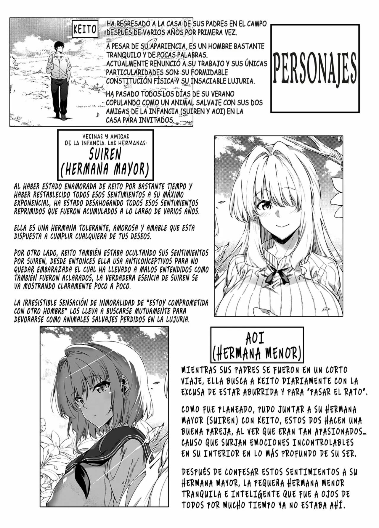 [Suiren no Yado (Asakawa)] Natsu no Yari Naoshi 3 -Inaka to Hanare to Bijin Shimai- | Reconciliacion en el Verano -Las Hermosas Hermanas Alejadas en el Campo- 3 [Spanish] [Kiss-shot Acerola-Orion Heart-Under-Blade] image number 2