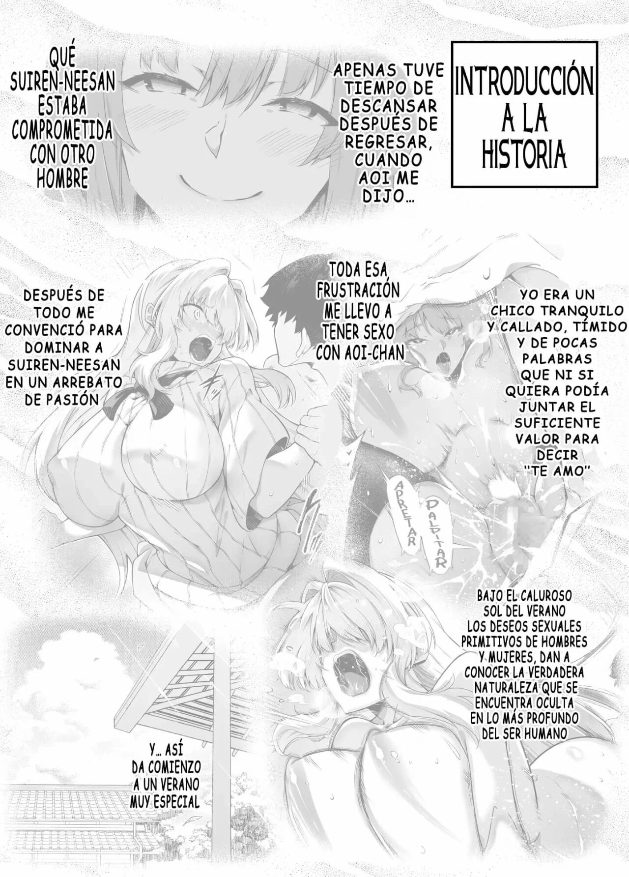 [Suiren no Yado (Asakawa)] Natsu no Yari Naoshi 3 -Inaka to Hanare to Bijin Shimai- | Reconciliacion en el Verano -Las Hermosas Hermanas Alejadas en el Campo- 3 [Spanish] [Kiss-shot Acerola-Orion Heart-Under-Blade] image number 3