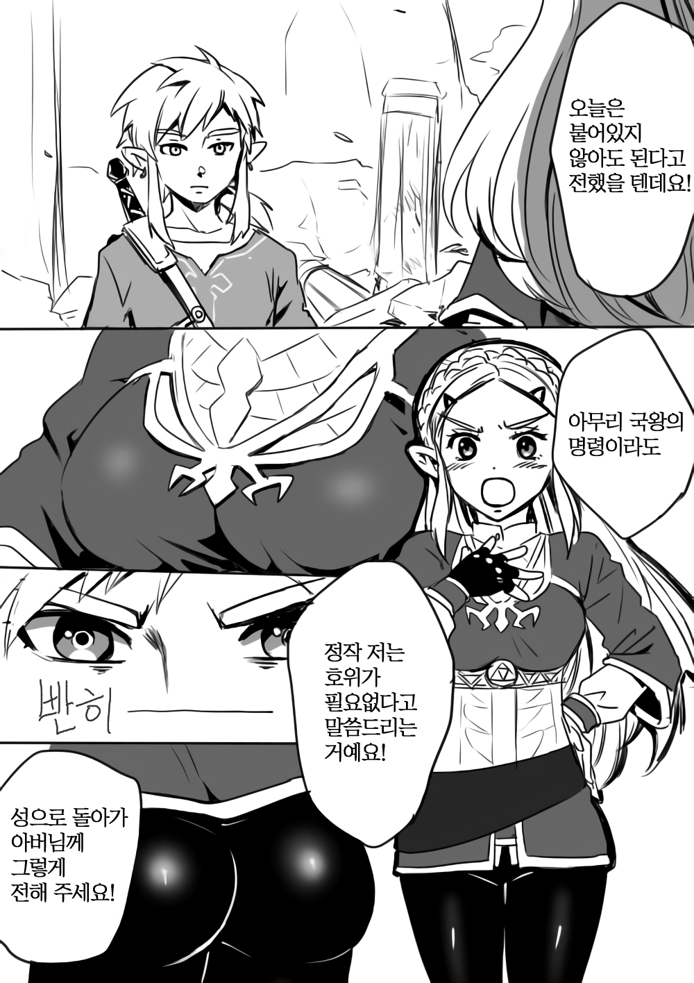 [Wasabi] Link to Zelda no Shoshinsha ni Yasashii Sex Nyuumon | 링크와 젤다의 초심자에게 상냥한 섹스입문 (The Legend of Zelda: Breath of the Wild) [Korean] 3eme image