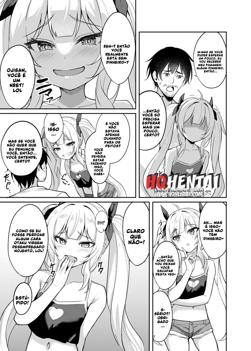 [Brave Chicken (Alex)] Mesugaki Wakarase Saimin | Bitch Girl Obedience Hypno [Portuguese] imagen número 6