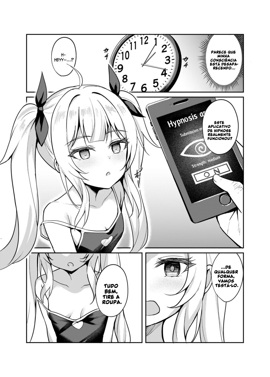 [Brave Chicken (Alex)] Mesugaki Wakarase Saimin | Bitch Girl Obedience Hypno [Portuguese] imagen número 9