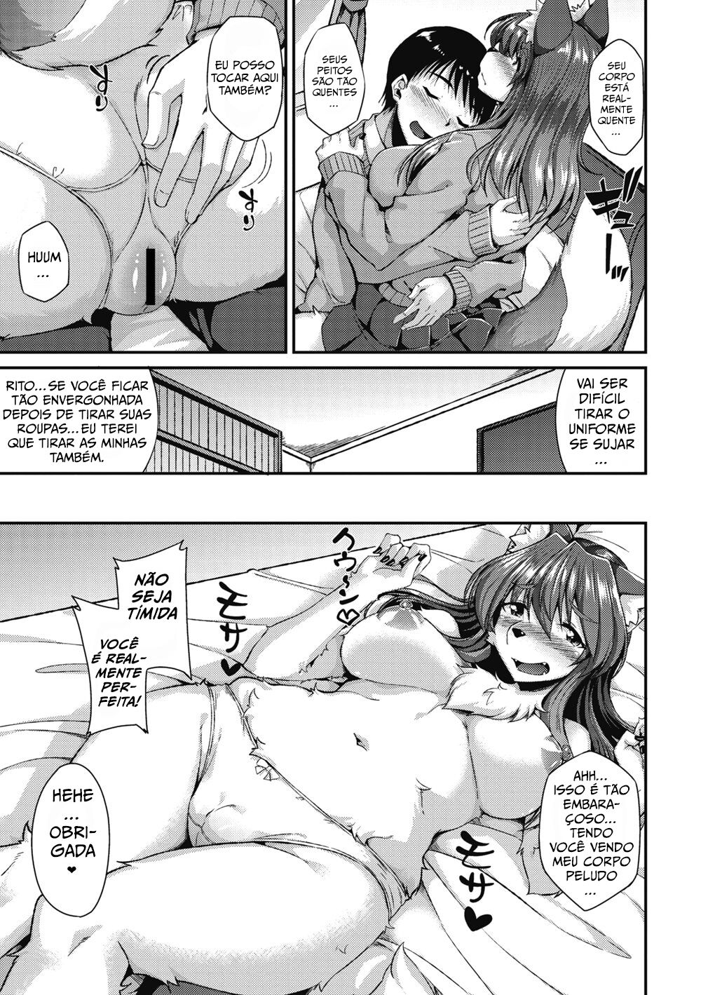 [Nokoppa] Mofumofu Lover! (COMIC GAIRA Vol. 06) [Portuguese] 图片编号 7
