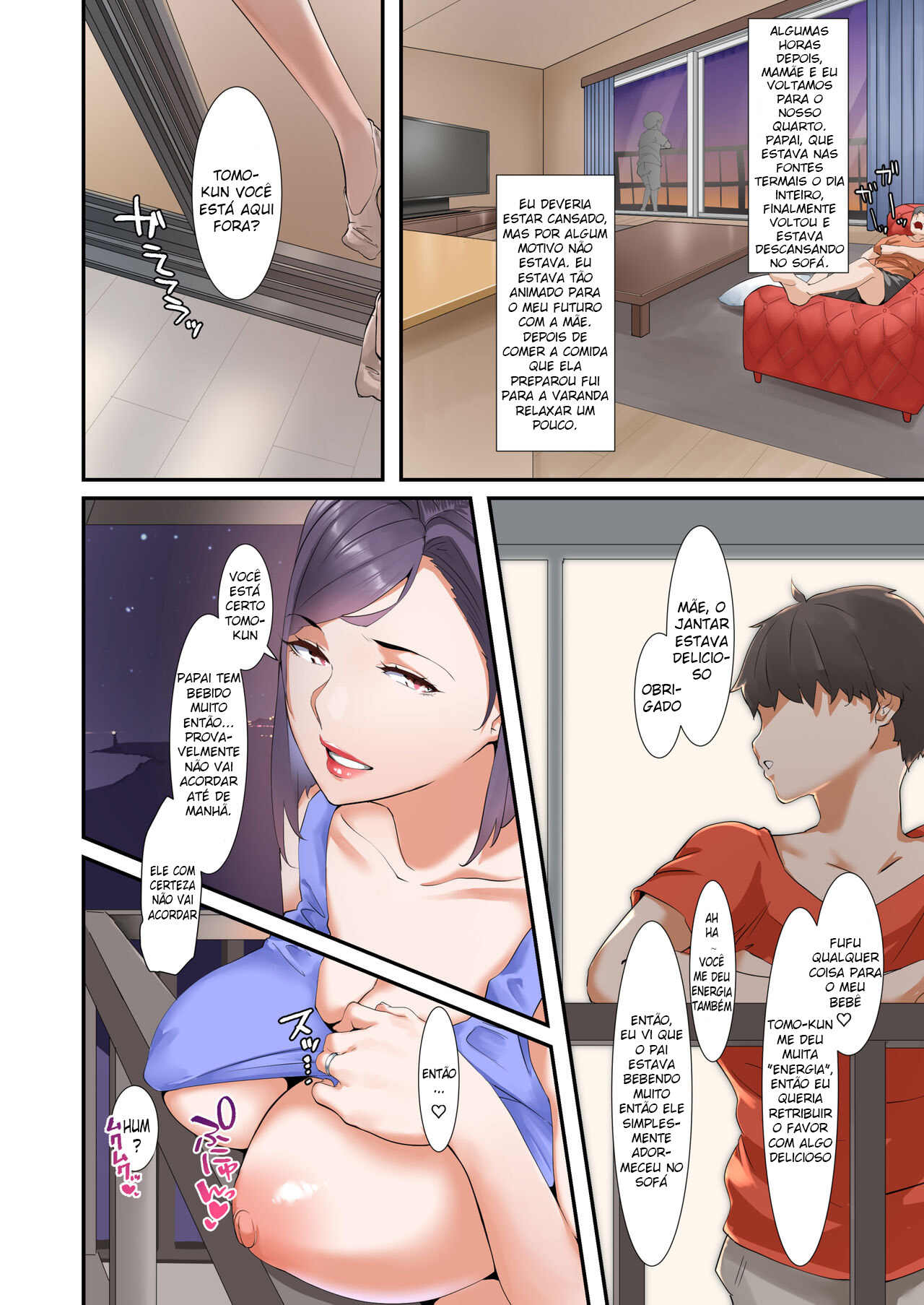 [NYPAON] Musuko to Sex suru node Hahaoya wa Oyasumi Shimasu [Portuguese] image number 19