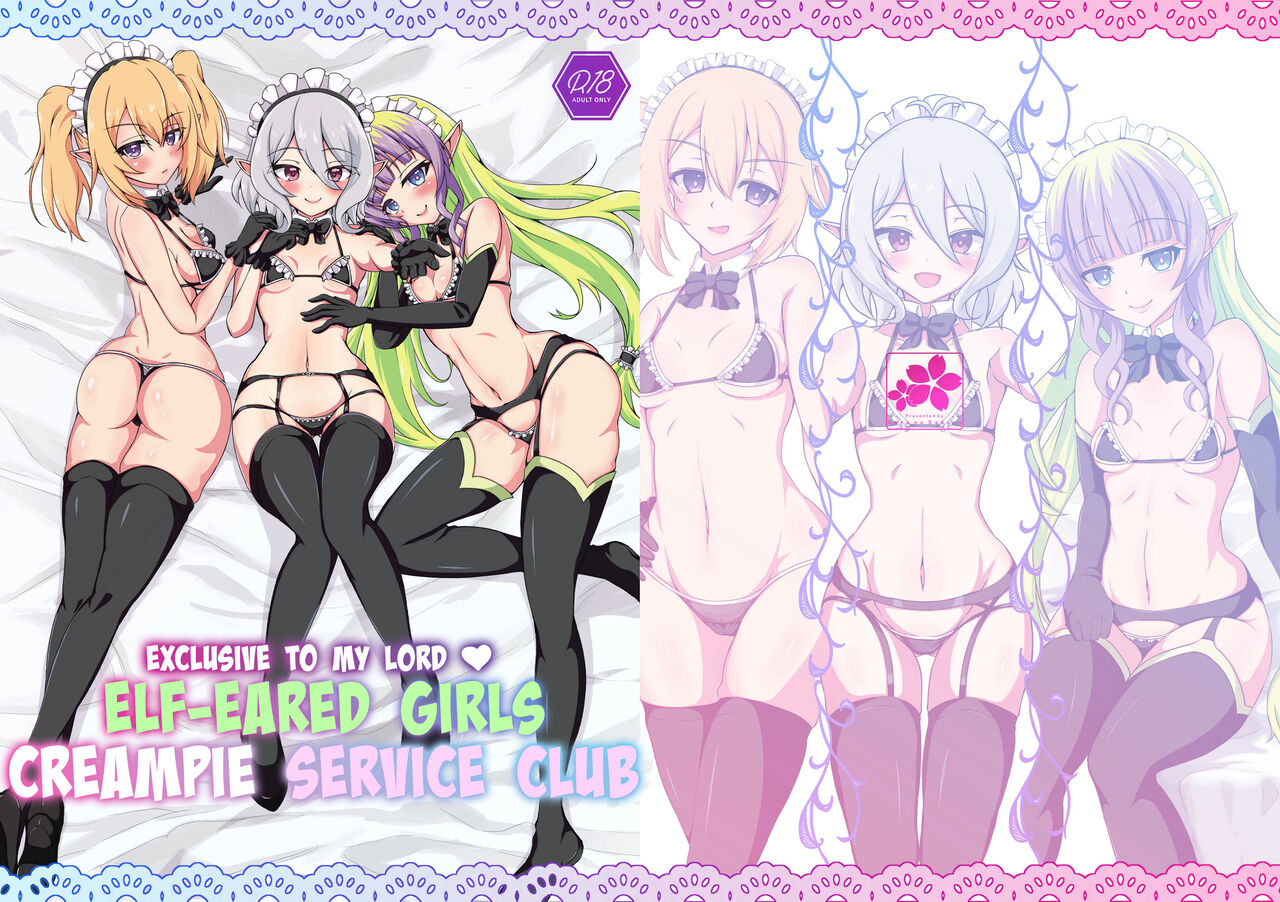 [Sora no Sakura (Sorami Sio)] Aruji-sama Senyou Elf-mimikko Nakadashi Gohoushi Club (Princess Connect! Re:Dive) [English] {Hennojin} [Digital] Bildnummer 1