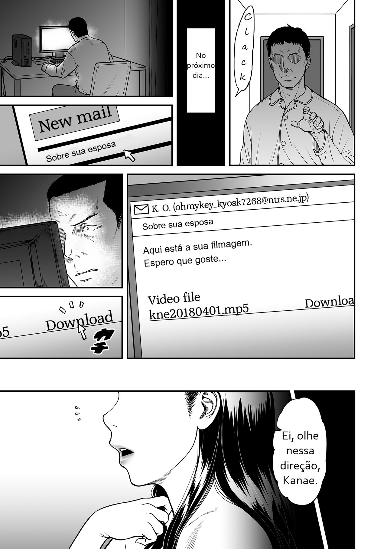 [Tsuzura Kuzukago] Uragiri no Ai wa Mitsu no Aji | Amor Traiçoeiro Tem Gosto de Mel Ch. 3 (COMIC KURiBERON DUMA 2018-05 Vol. 08) [Portuguese-BR] image number 3