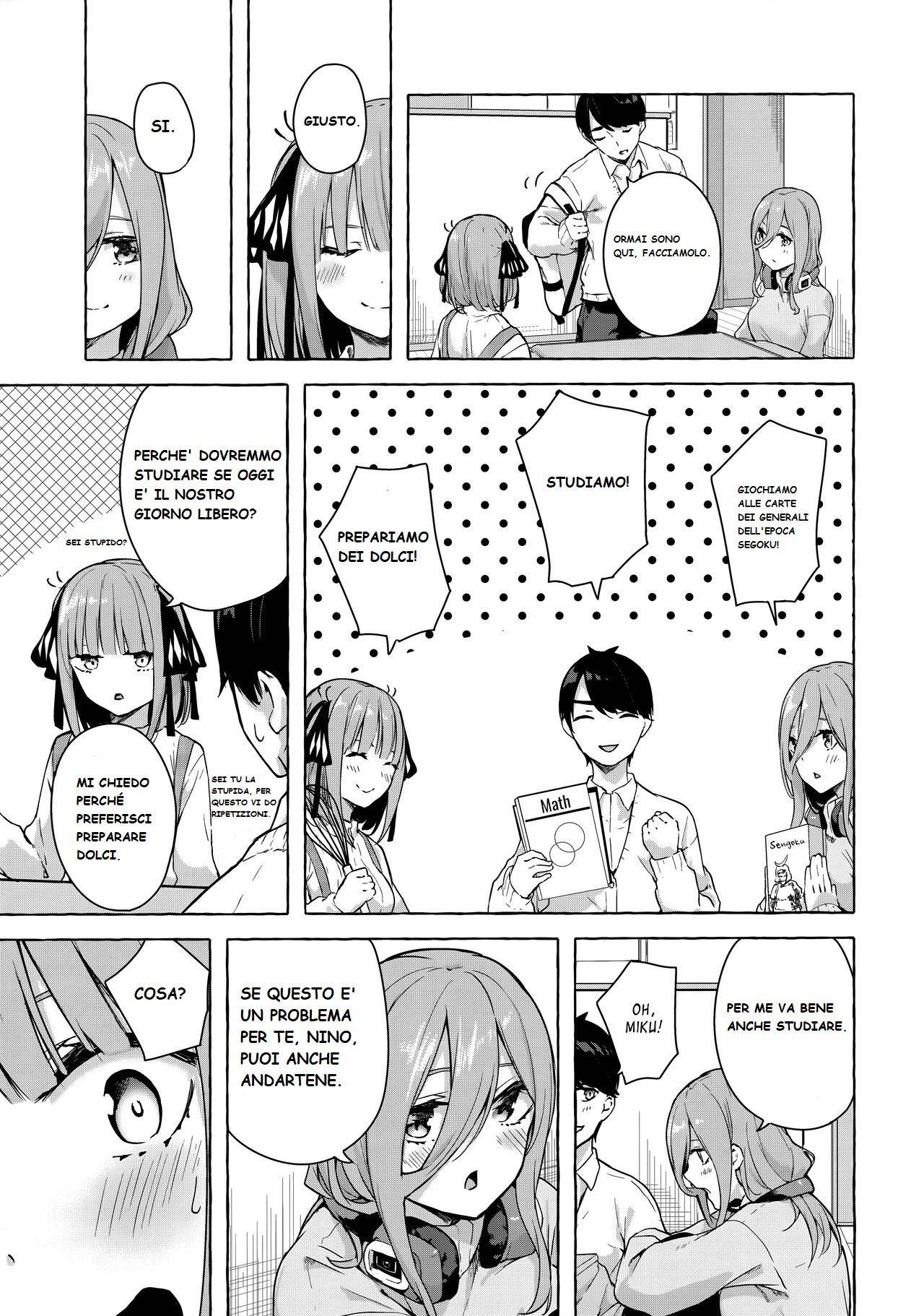 [Sawaraya Shoten (Sahara Gensei)] Nitoubun de Ii yo ne (Gotoubun no Hanayome) [Italian] image number 4