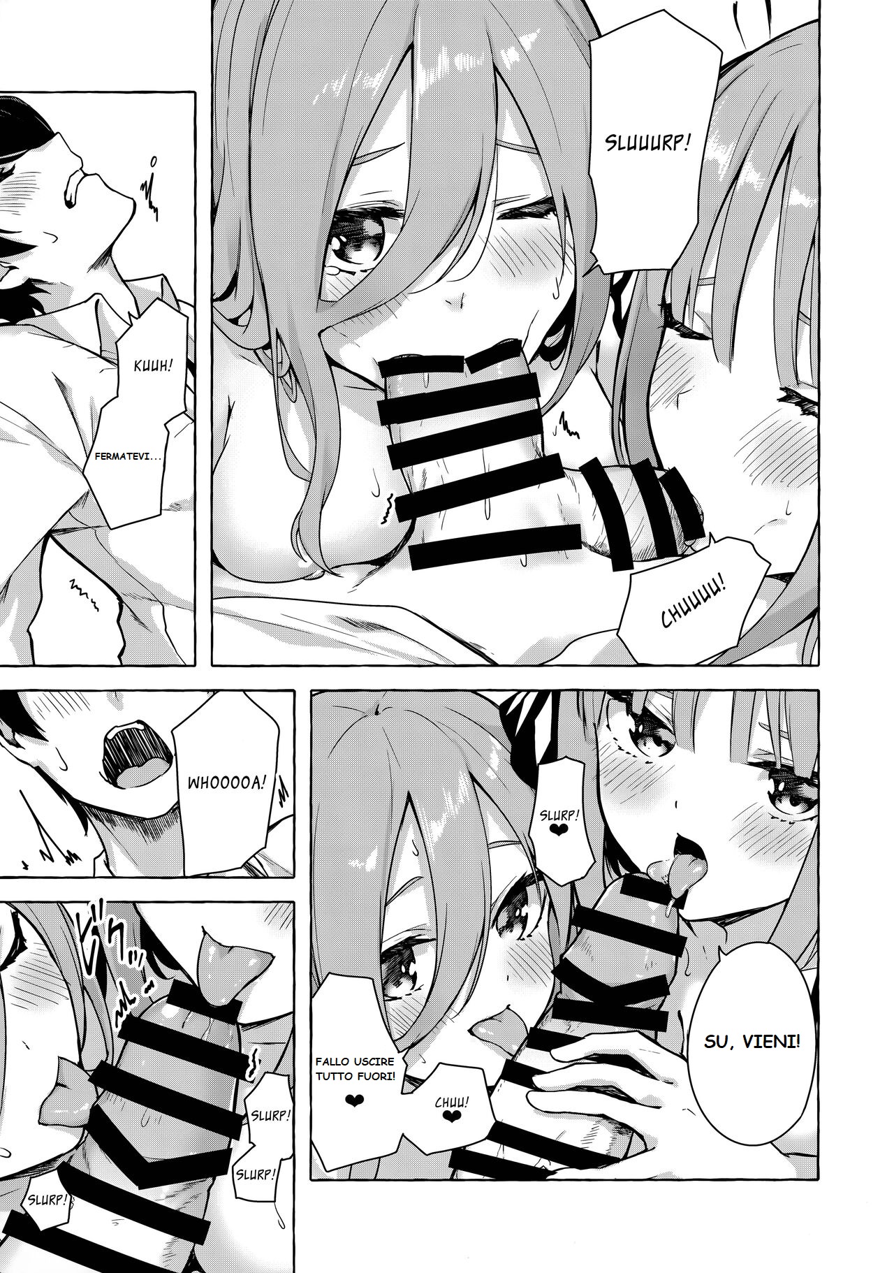 [Sawaraya Shoten (Sahara Gensei)] Nitoubun de Ii yo ne (Gotoubun no Hanayome) [Italian] image number 14