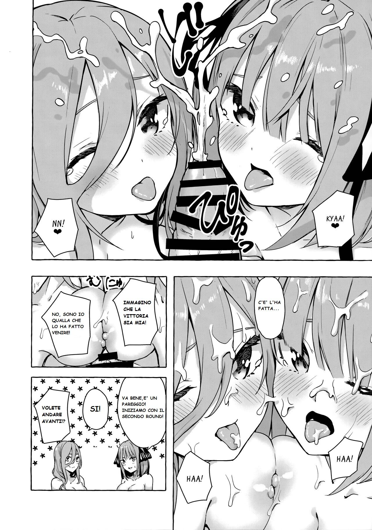 [Sawaraya Shoten (Sahara Gensei)] Nitoubun de Ii yo ne (Gotoubun no Hanayome) [Italian] image number 15