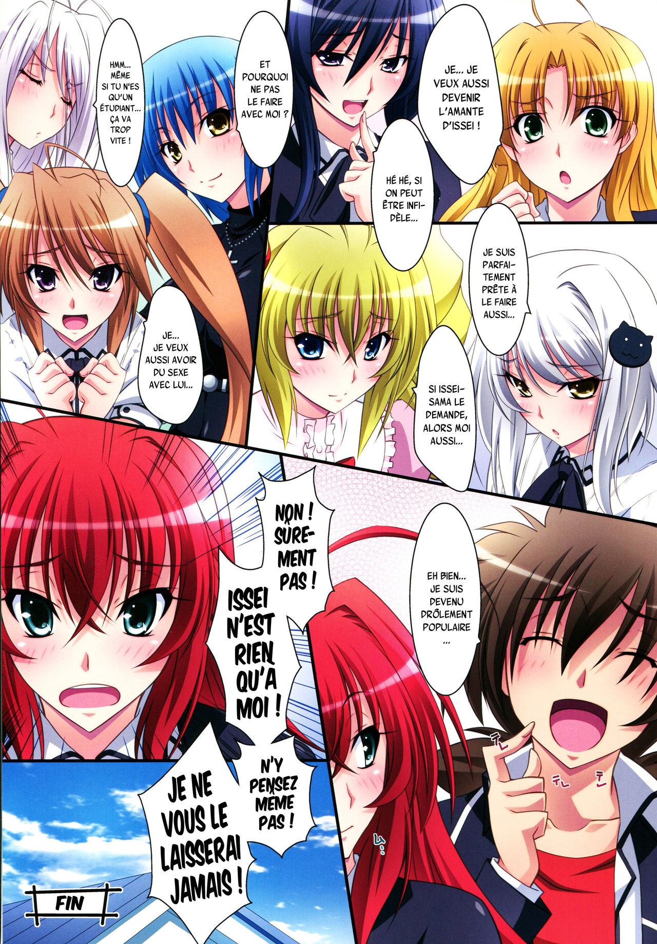 (C82) [Mahirutei (Izumi Mahiru)] Scarlet princess "Rias Daisuki!" (High School DxD) [French] {SAXtrad} изображение № 28