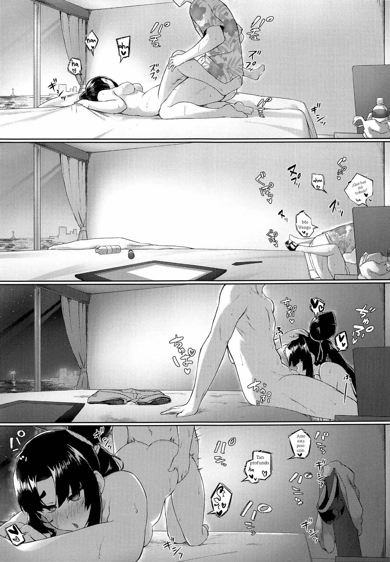 [Ayashii Bochi (PINTA)] Ushiwakamaru to Genkou Seikatsu | Working on a Draft with Ushiwakamaru (Fate/Grand Order) [Spanish] image number 18