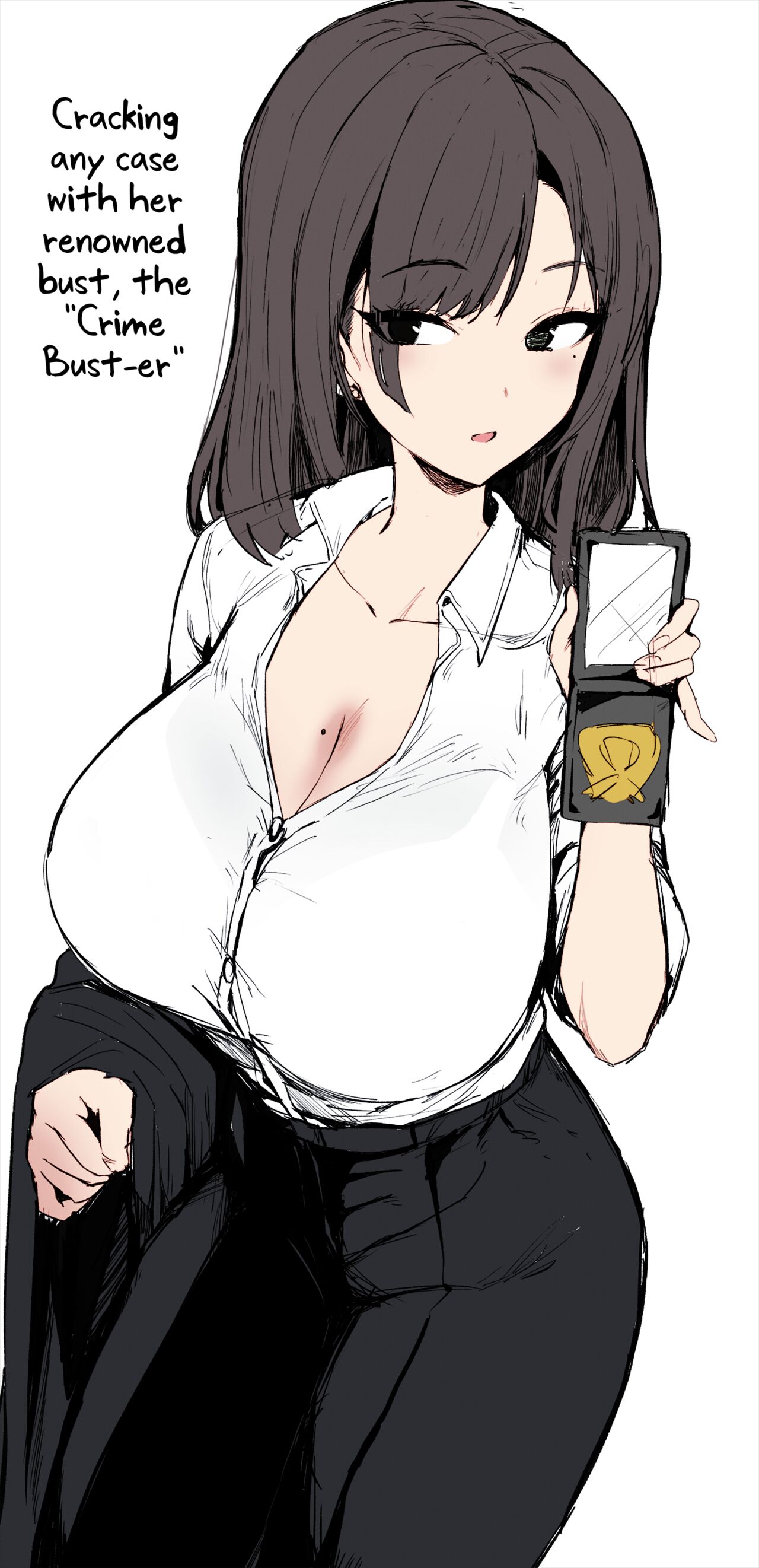 [Hotate-chan] Oppai Keiji | Busty Cop [English] [SaLamiLid] [Colorized] [Satansoft] 画像番号 10