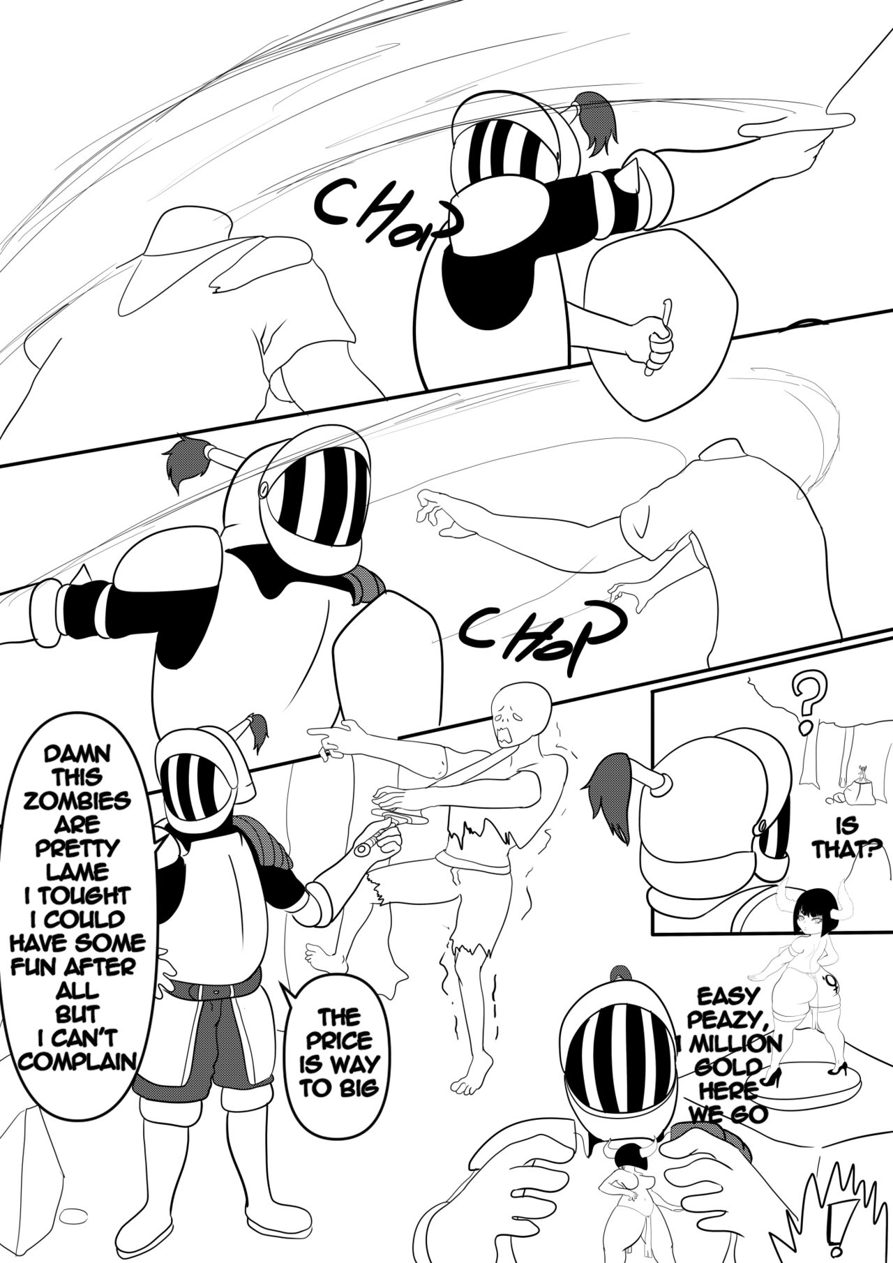 Caught By A Big Tiddy Zombie Girl image number 7