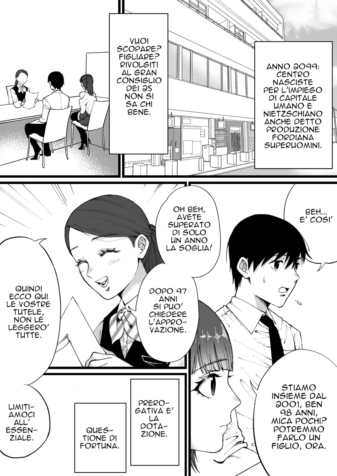 [Mr. Hokke (Mugicha World)] Tanshou Houkei wa Okotowari na Sekai A World Where Small, Phimosis Cocks Are Hated [Italian] 图片编号 2