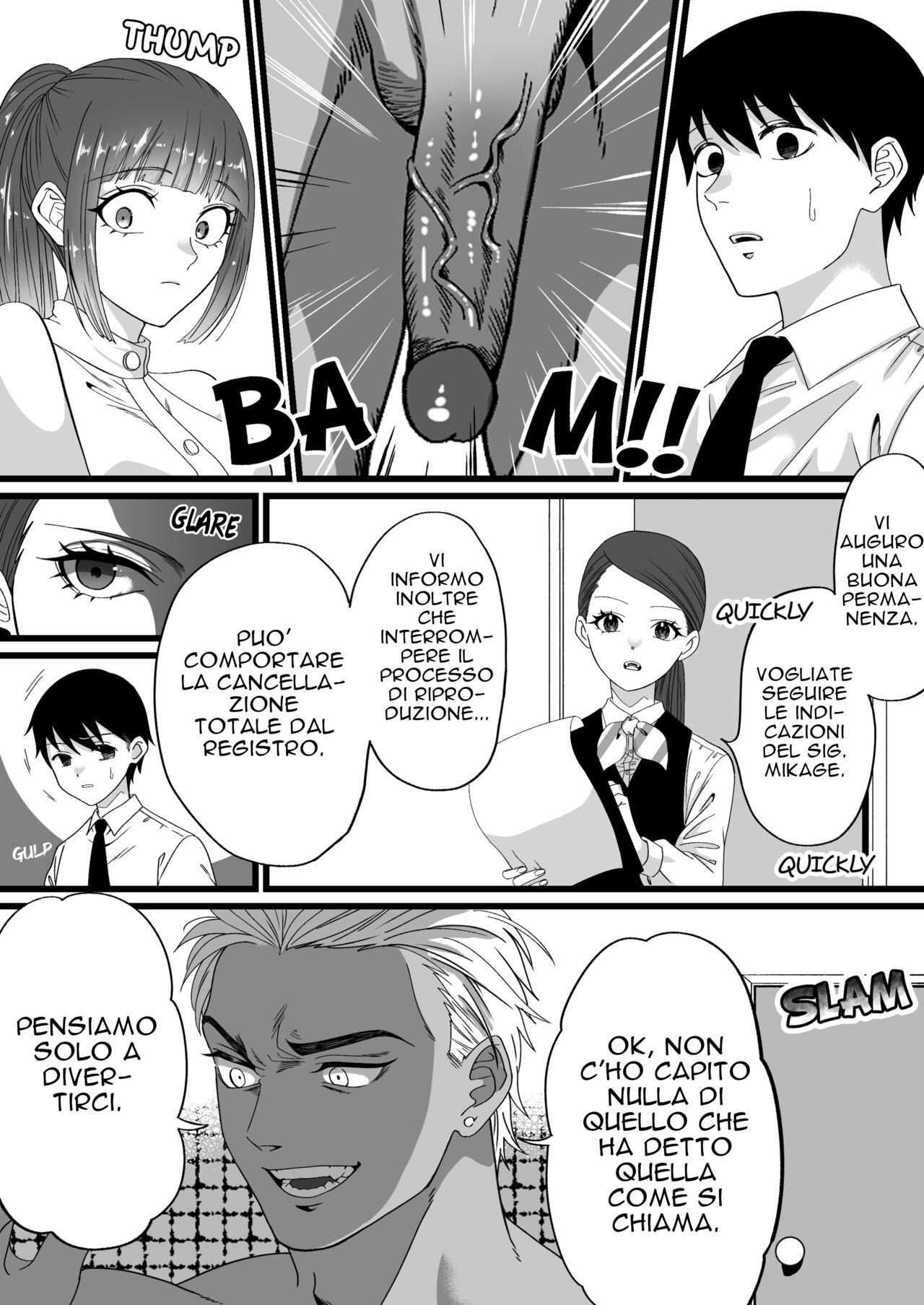 [Mr. Hokke (Mugicha World)] Tanshou Houkei wa Okotowari na Sekai A World Where Small, Phimosis Cocks Are Hated [Italian] 图片编号 6