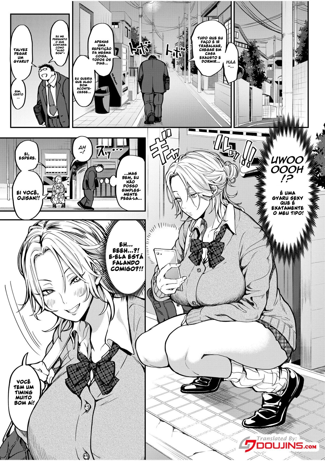[Announ] Oji-san, Tada de Namahame Ii yo... ~Iede Gal no Oshikake SEX~ [Portuguese-BR] [HQHentai.com.br] Bildnummer 3