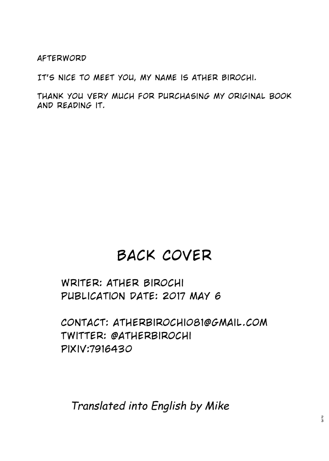 [0∞1 (Ather Birochi)] Cow Wife's Warning Sex To Bad Husband [English] Bildnummer 22