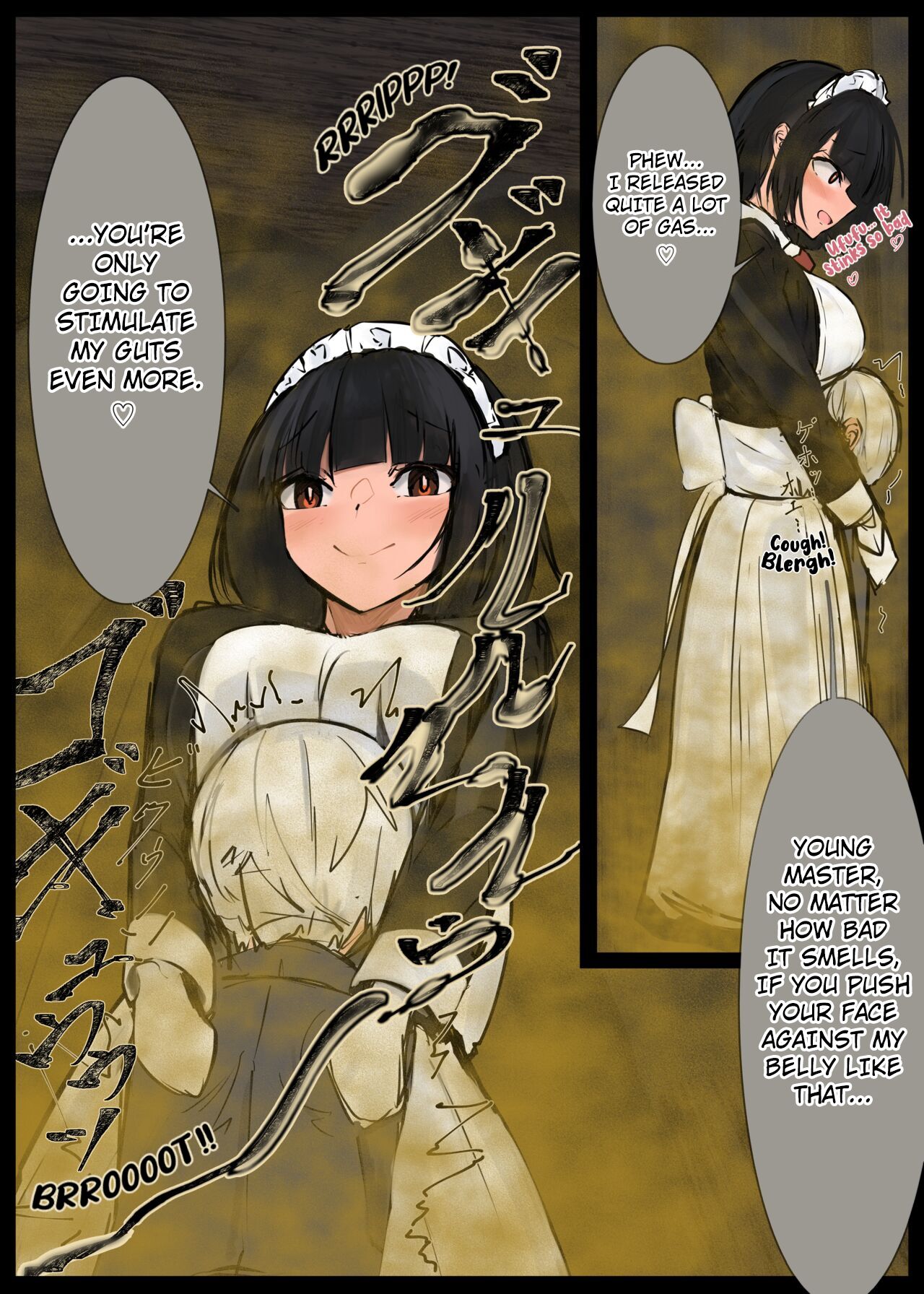 [Tsuchiro] Onara Manga - Maid to Bocchama [English] [Kuraudo] numero di immagine  16