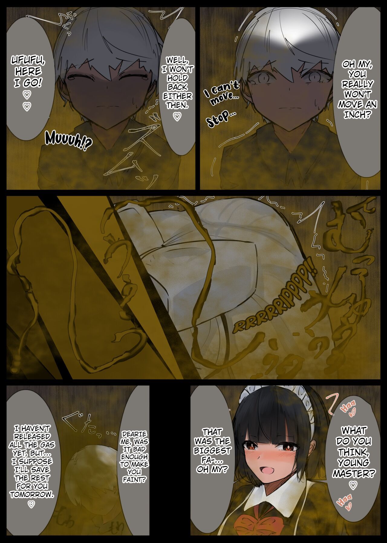 [Tsuchiro] Onara Manga - Maid to Bocchama [English] [Kuraudo] numero di immagine  18