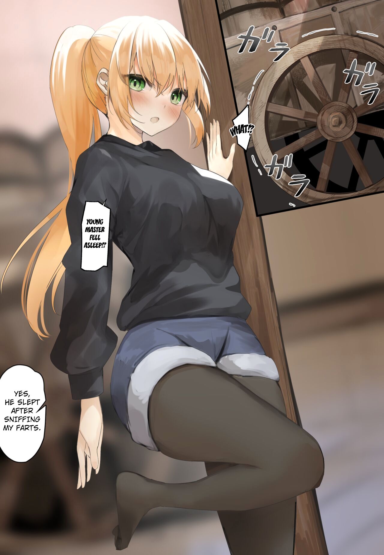 [Tsuchiro] Onara Manga - Maid to Bocchama [English] [Kuraudo] numero di immagine  40