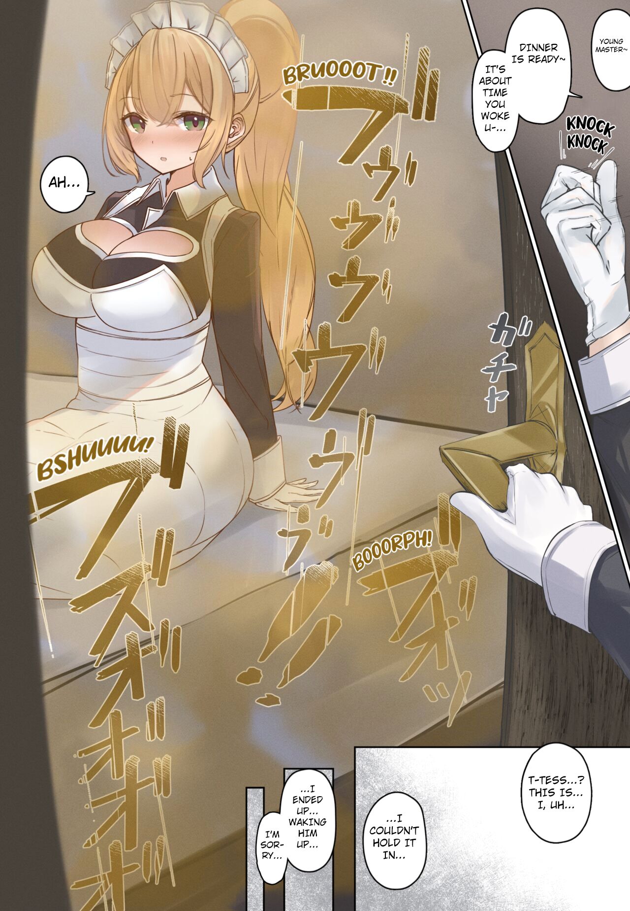 [Tsuchiro] Onara Manga - Maid to Bocchama [English] [Kuraudo] numero di immagine  47