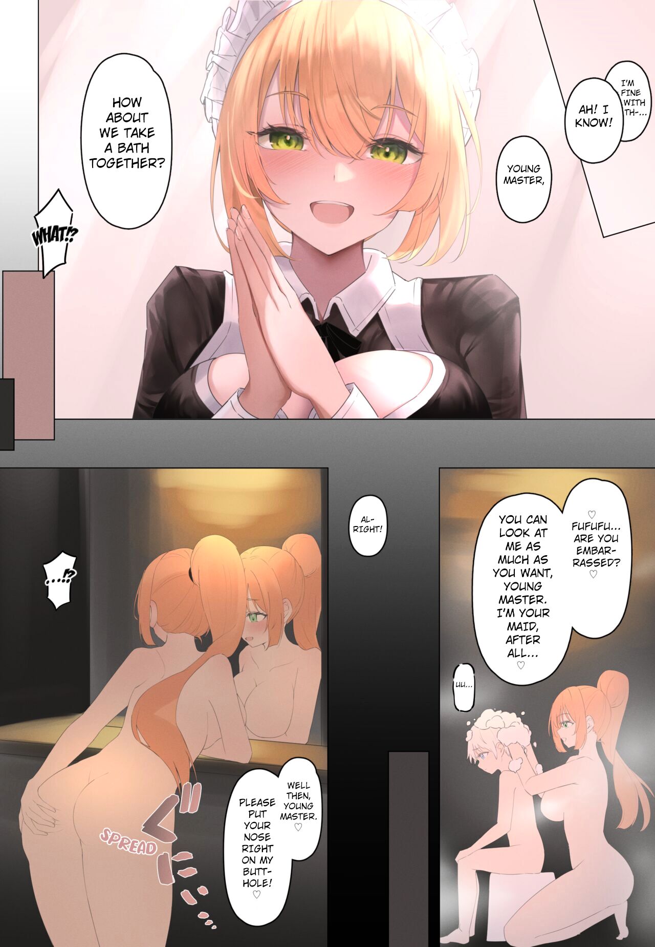 [Tsuchiro] Onara Manga - Maid to Bocchama [English] [Kuraudo] numero di immagine  54