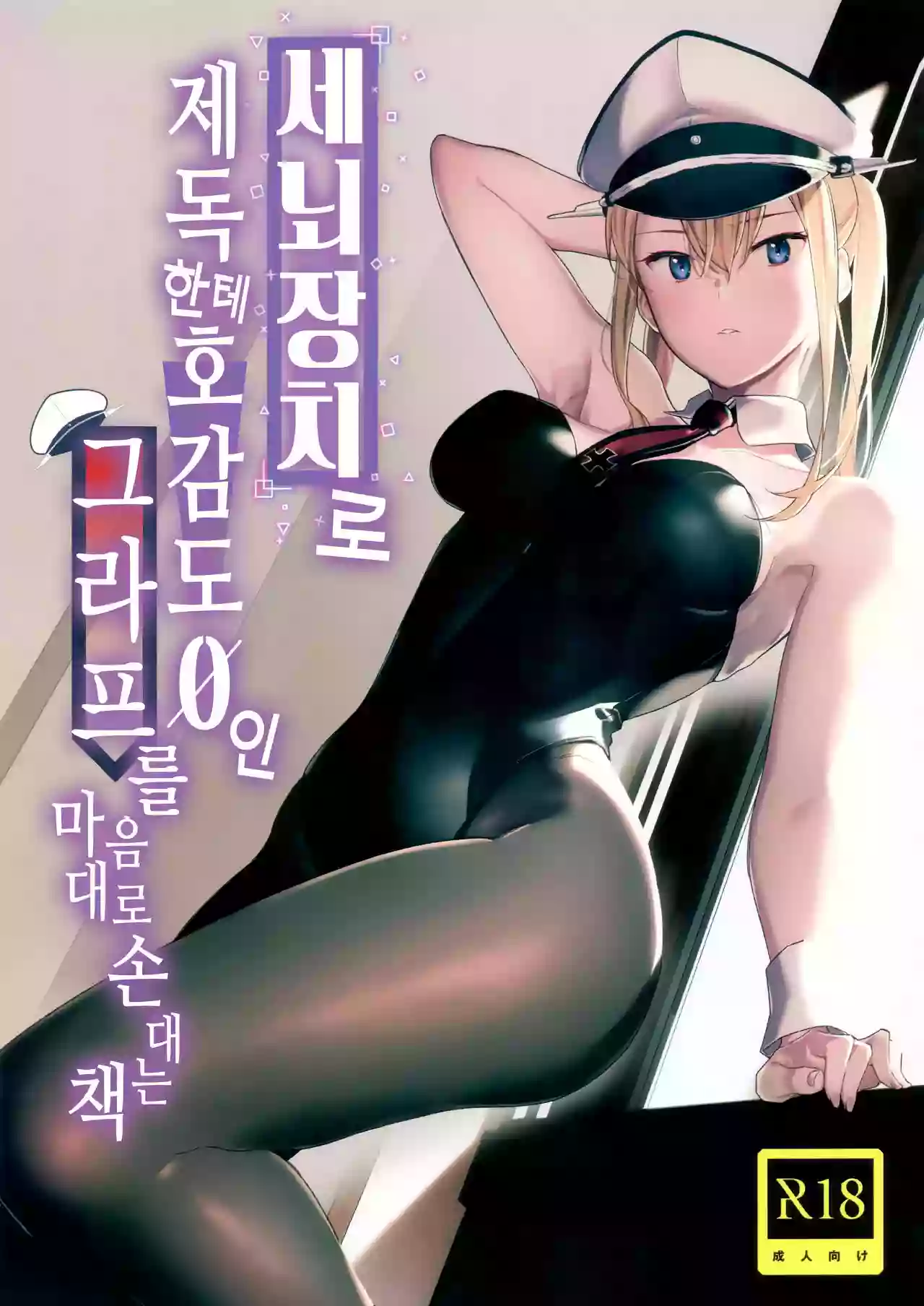 (C96) [08BASE (Tohyama eight)] Sennou Souchi de Teitoku e no Koukando 0 no Graf o Sukikatte ni Ijicchau Hon | 세뇌장치로 제독한테 호감도 0인 그라프를 마음대로 손대는 책 (Kantai Collection -KanColle-) [Korean]