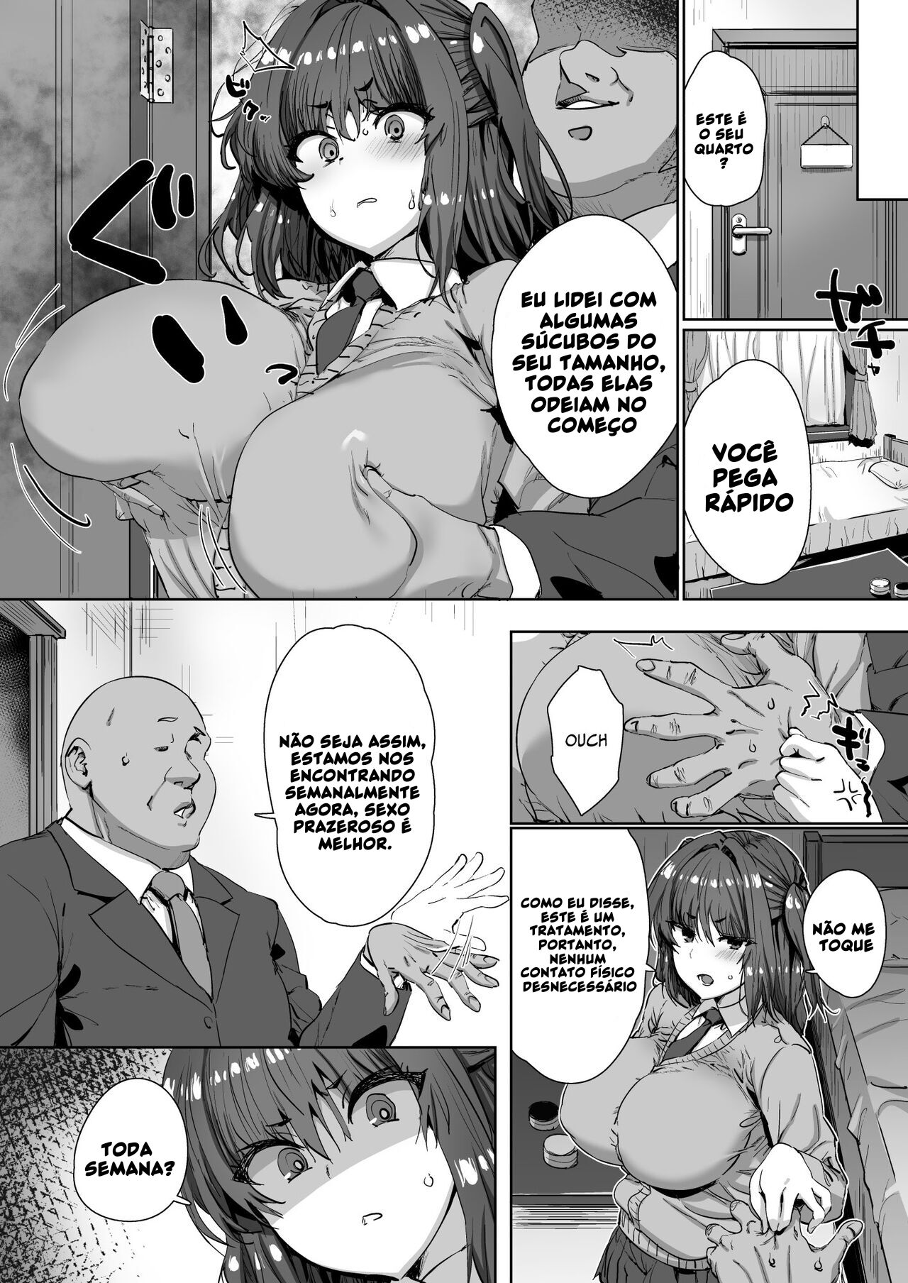 [Hikagemon] Onnanoko ga Aru Hi Totsuzen Succubus ni Natte Shimau Sekai no Hanashi [Portuguese-BR] [HQHentai.com.br] [Incomplete] 图片编号 9