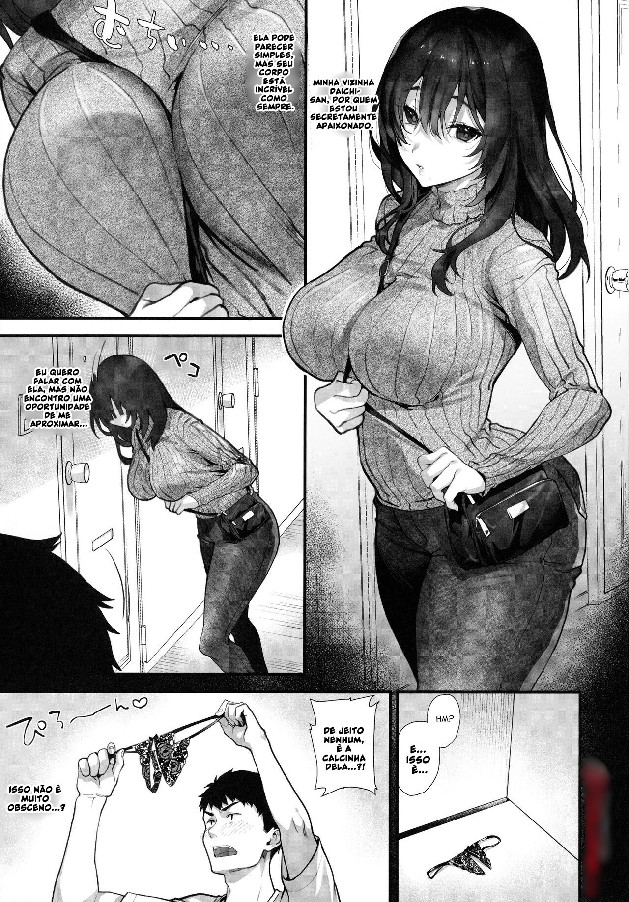 (C99) [sagejoh (sage joh)] Otonari-san wa InCha ppoi no ni Kakure Bitch [Portuguese-BR] [HQHentai.com.br] image number 2