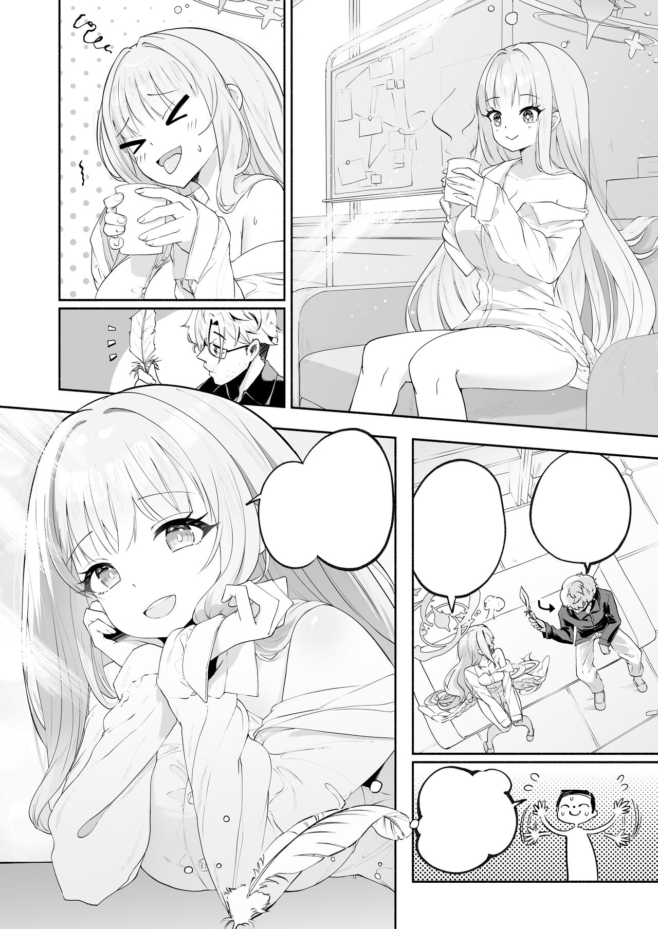 [Hatogoya (Hatoharu)] Hoshi no Izumi wa Amai Yuuwaku (Blue Archive) [Digital] [Textless] 画像番号 47