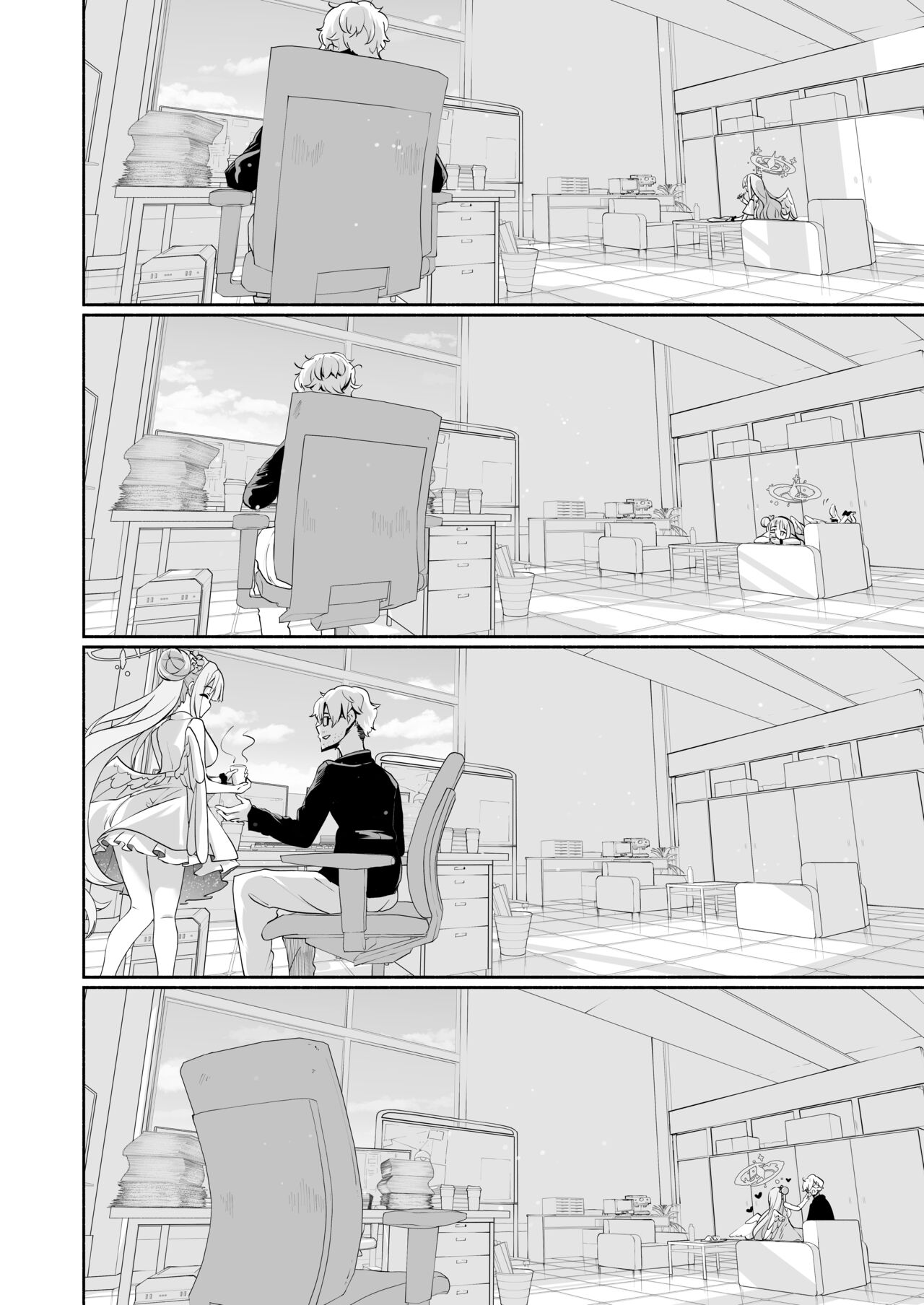 [Hatogoya (Hatoharu)] Hoshi no Izumi wa Amai Yuuwaku (Blue Archive) [Spanish] [Rakuen Translations] [Digital] imagen número 23