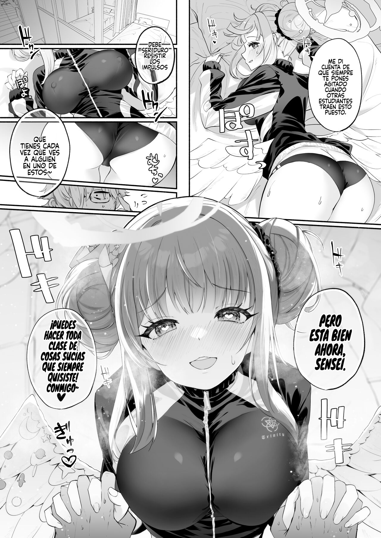 [Hatogoya (Hatoharu)] Hoshi no Izumi wa Amai Yuuwaku (Blue Archive) [Spanish] [Rakuen Translations] [Digital] imagen número 26