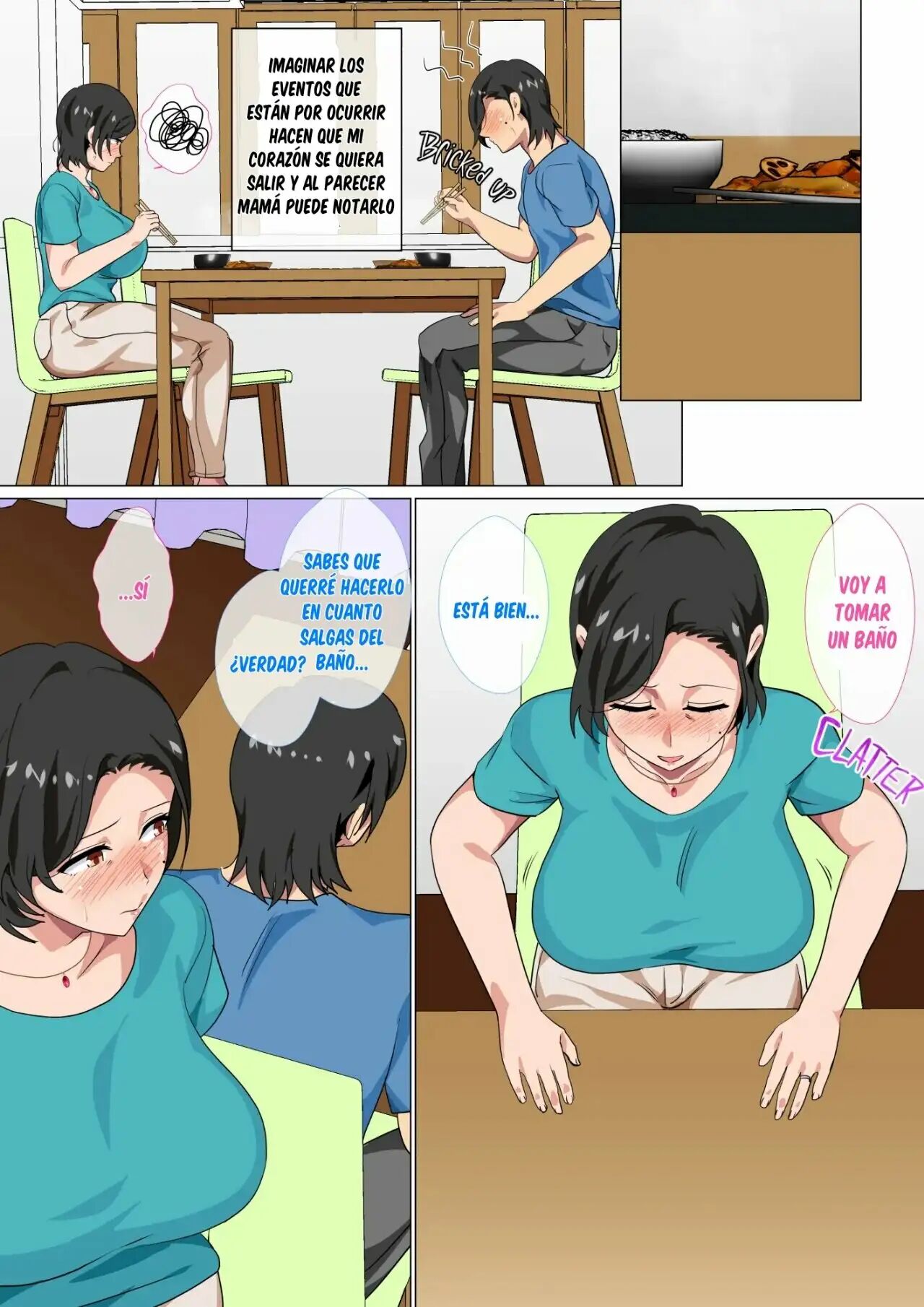 [Circle Spice] Hahaoya ni Kokuhaku Shitara Ichinichi dake Sex o Sasete Kureta Hanashi 1-2 | Me Confese A Mi Mama Y Ella Me Dejo Tener Un Festival Sexual De Un Solo Dia 1-2 [Spanish] 11eme image