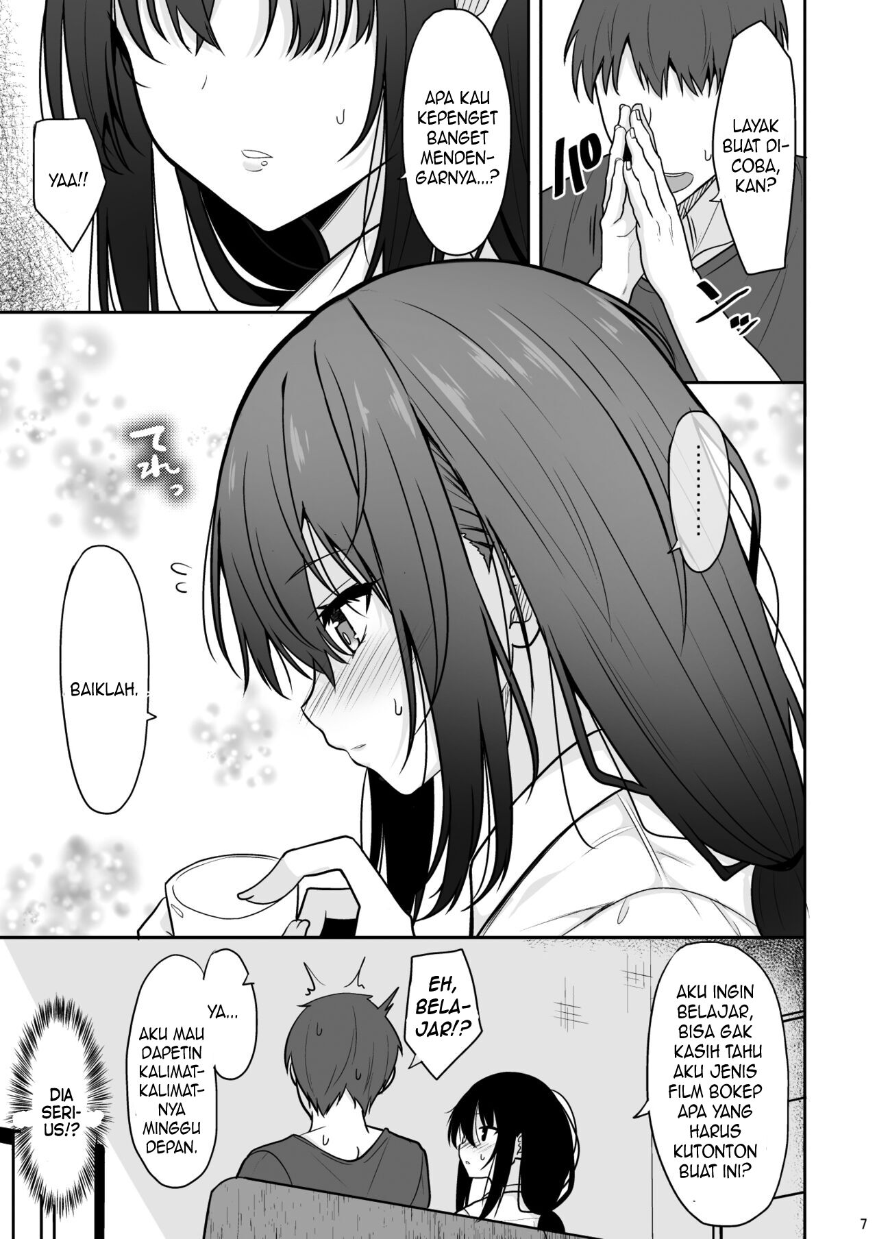 [Nekonokone (Takeyuu)] Otonashii Kanojo ga AV Satsuei Gokko de Nakadashi ga Daisuki na Dosukebe ni Naru made | Pacar yang Pendiam Jadi Orang Cabul yang Suka Ngecrot Dalam Saat Syuting Bokep image number 6