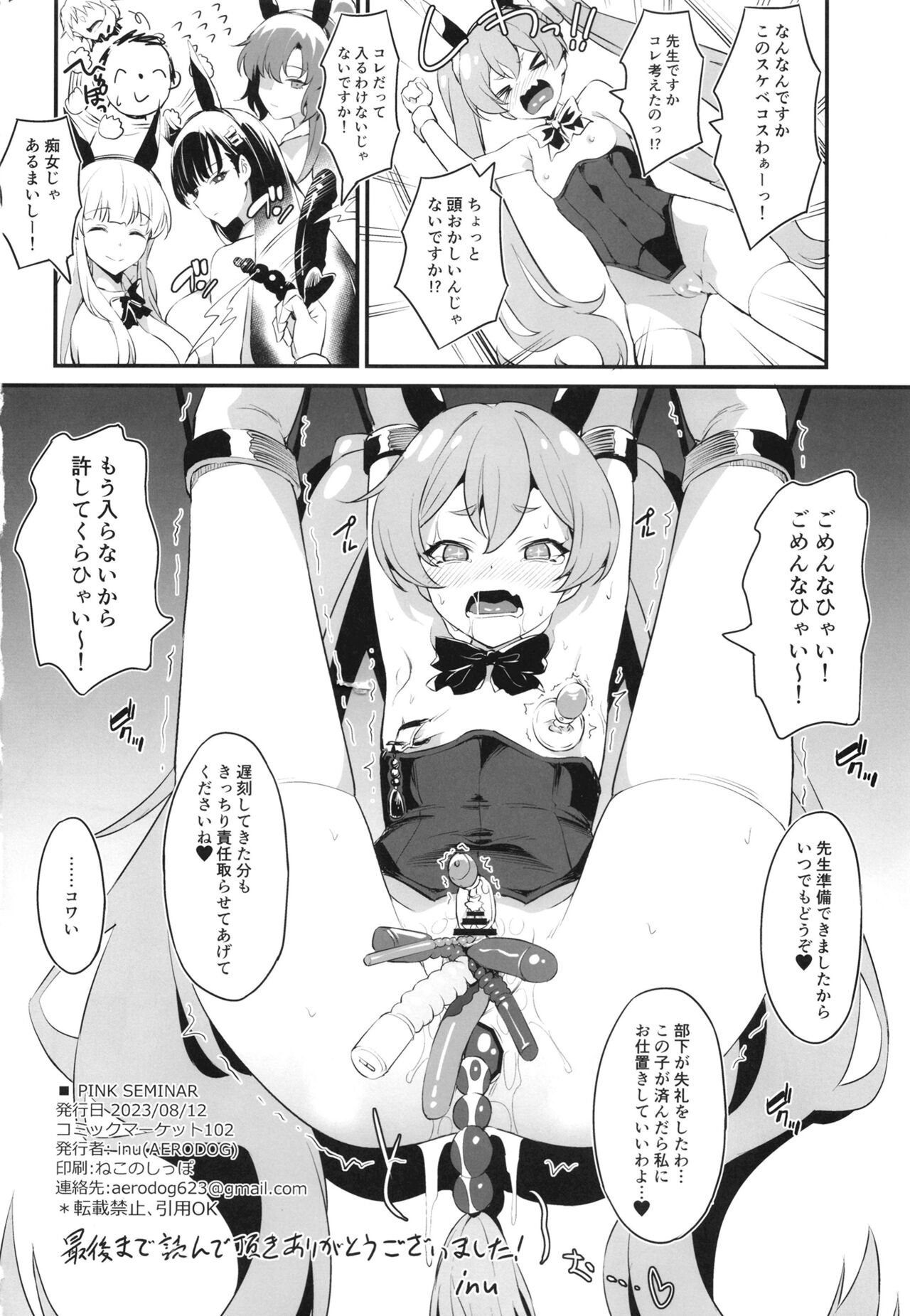 (C102) [AERODOG (inu)] PINK SEMINAR (Blue Archive) image number 33