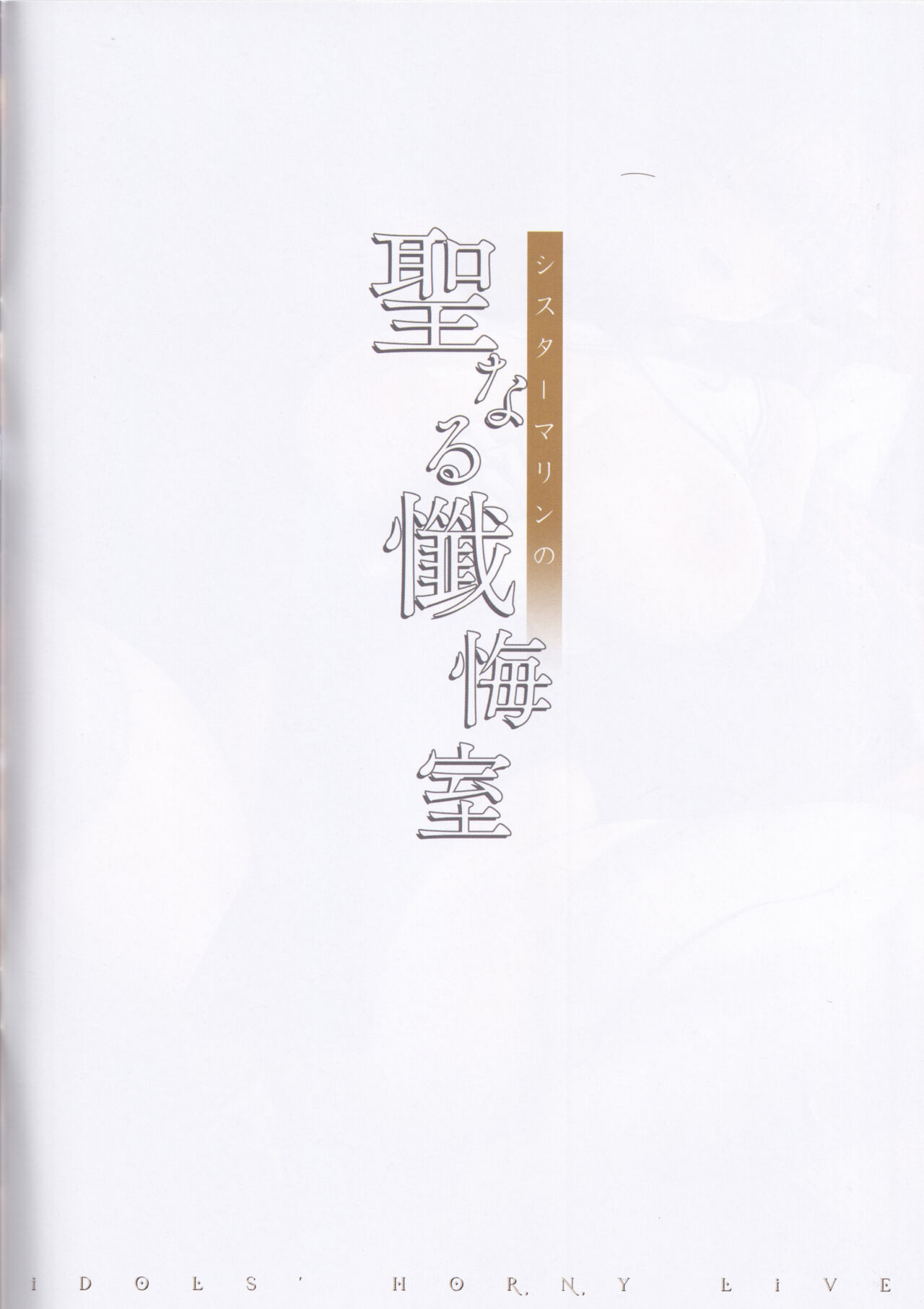 (C102) [O.N Art Works (Oni-noboru)] idols' horny live Sister Marine no Seinaru Zangeshitsu (Hoshou Marine) image number 3