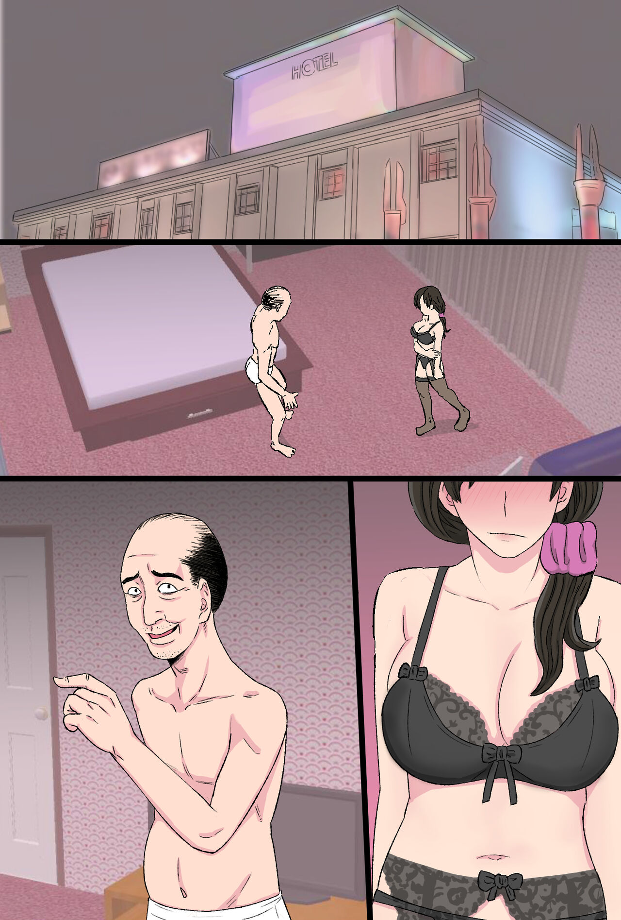 ntama Ookami] Senshokuzuma ~Jimi de Kyonyuu na Shufu ga Dosukebe Hihi Jijii no Iro ni Somaru made~ [DL] image number 71