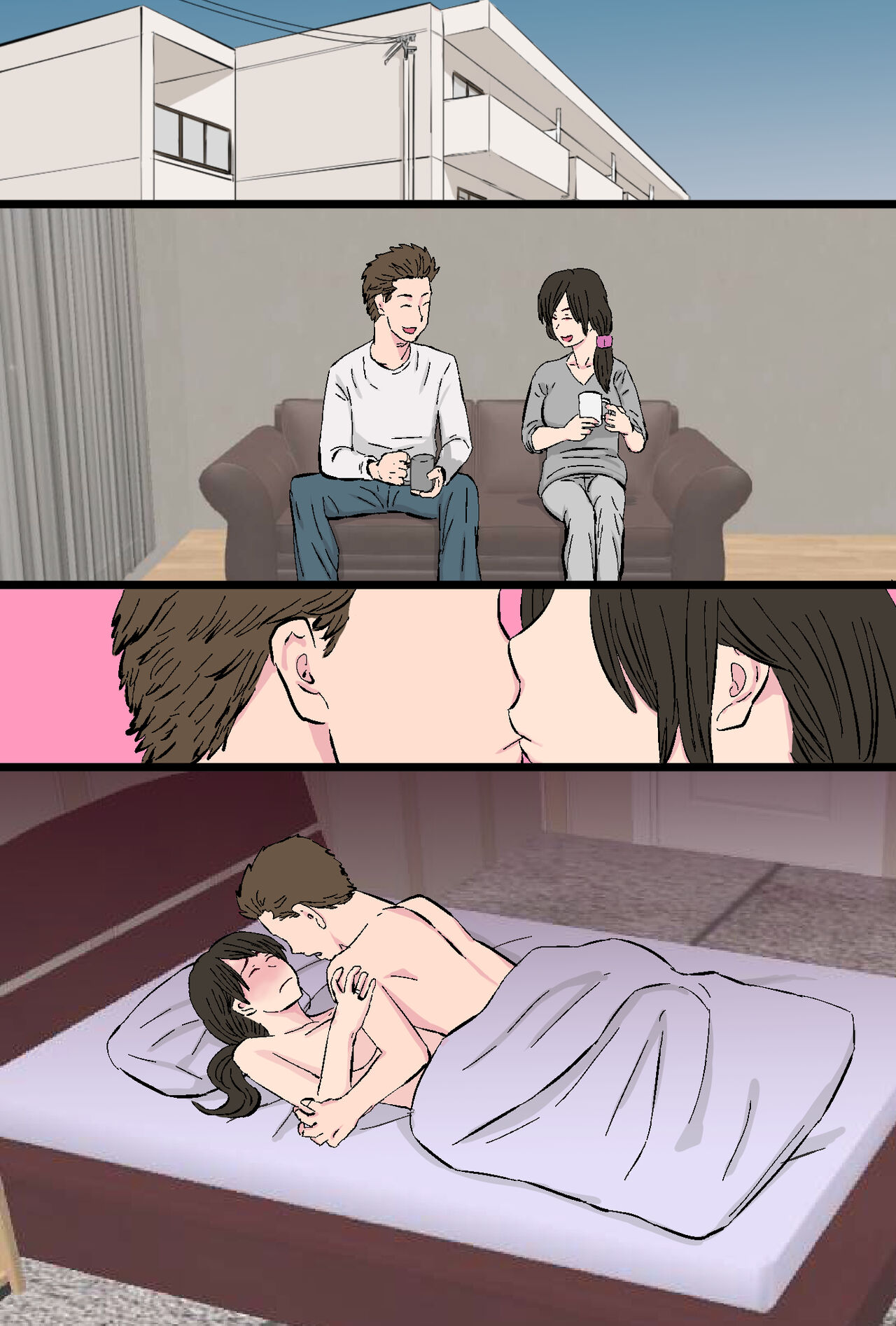 ntama Ookami] Senshokuzuma ~Jimi de Kyonyuu na Shufu ga Dosukebe Hihi Jijii no Iro ni Somaru made~ [DL] image number 104