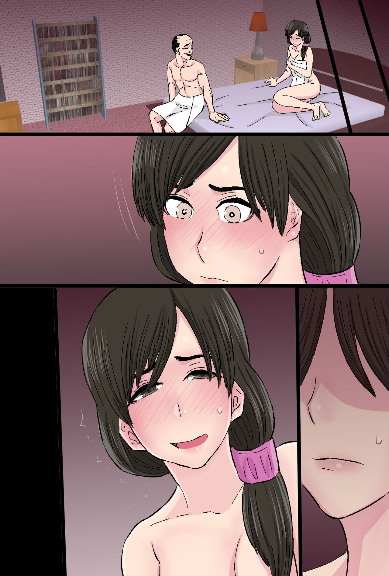 ntama Ookami] Senshokuzuma ~Jimi de Kyonyuu na Shufu ga Dosukebe Hihi Jijii no Iro ni Somaru made~ [DL] image number 140