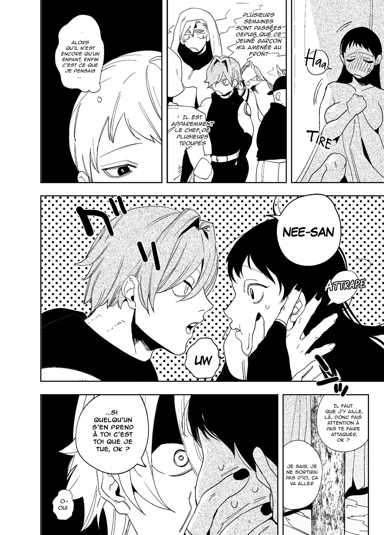 [Sakiccyo dake!(Horita ahan)] Isekai Trip Saki de Tasuketekureta noha, Hitogoroshi no Syounenn deshita. 3 | Le jeune garçon qui m'a sauvée quand j'ai trébuché dans un autre monde était un meurtrier. 3 [French] image number 8